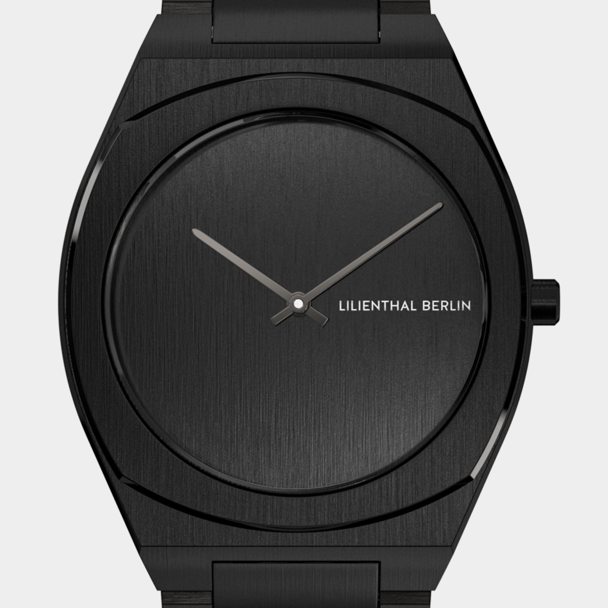 Nuvora – Watch – Black – Stainless Steel Mesh – Lilienthal Berlin