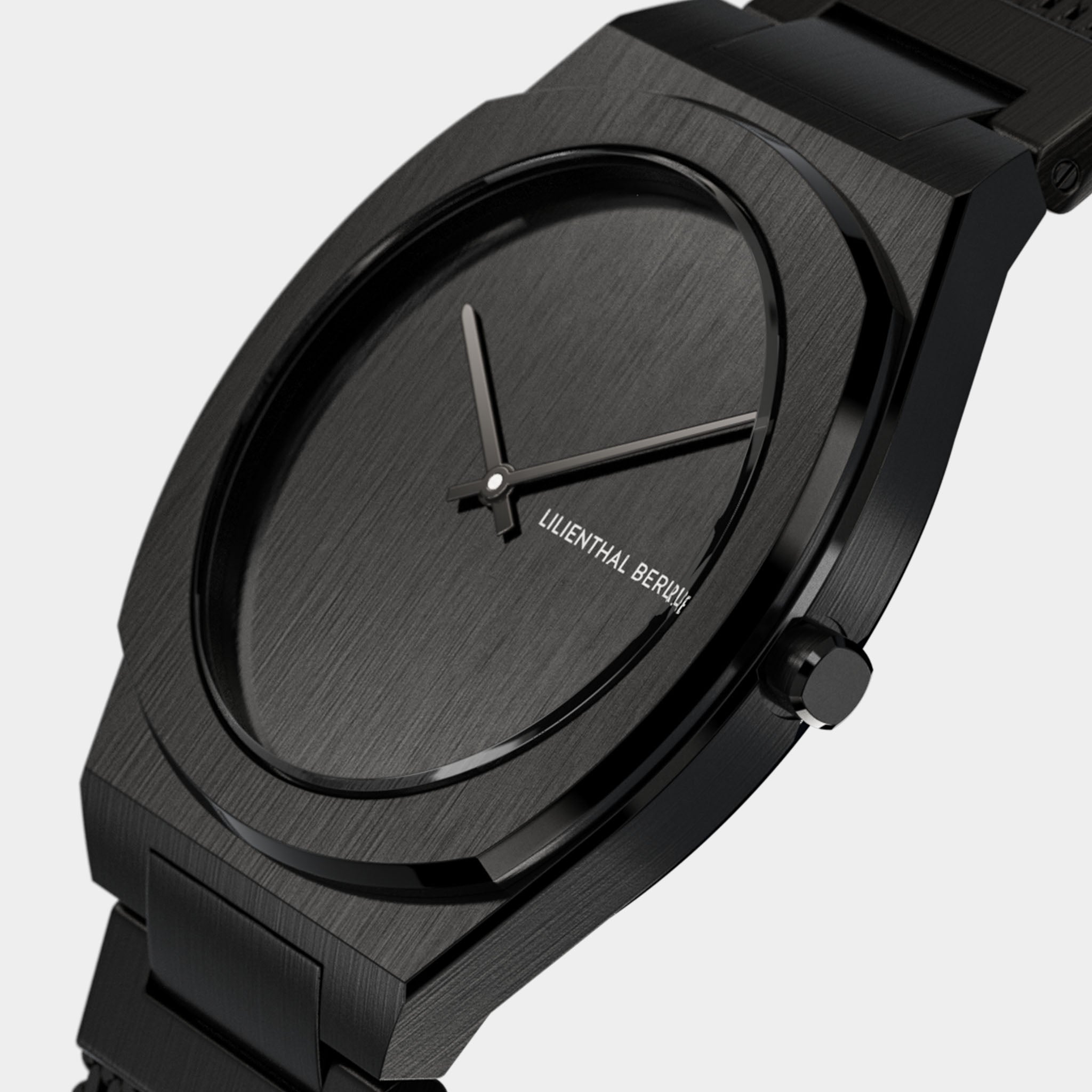 Nuvora – Watch – Black – Stainless Steel Mesh – Lilienthal Berlin