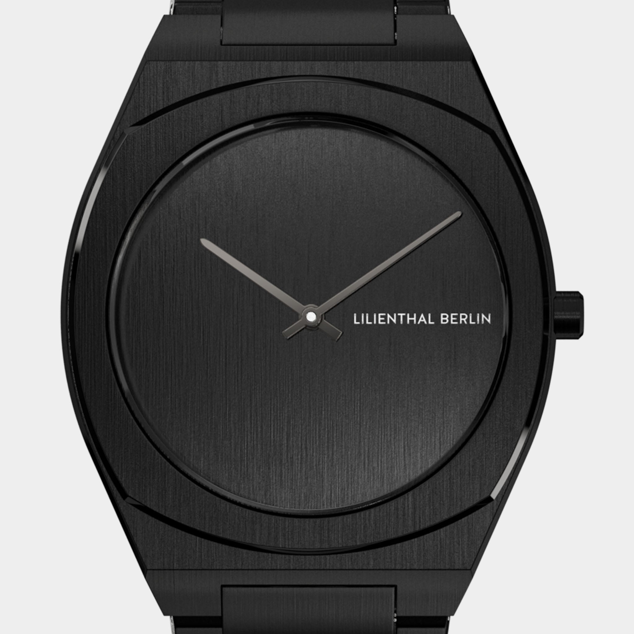 Nuvora – Watch – Black – Stainless Steel Mesh – Lilienthal Berlin