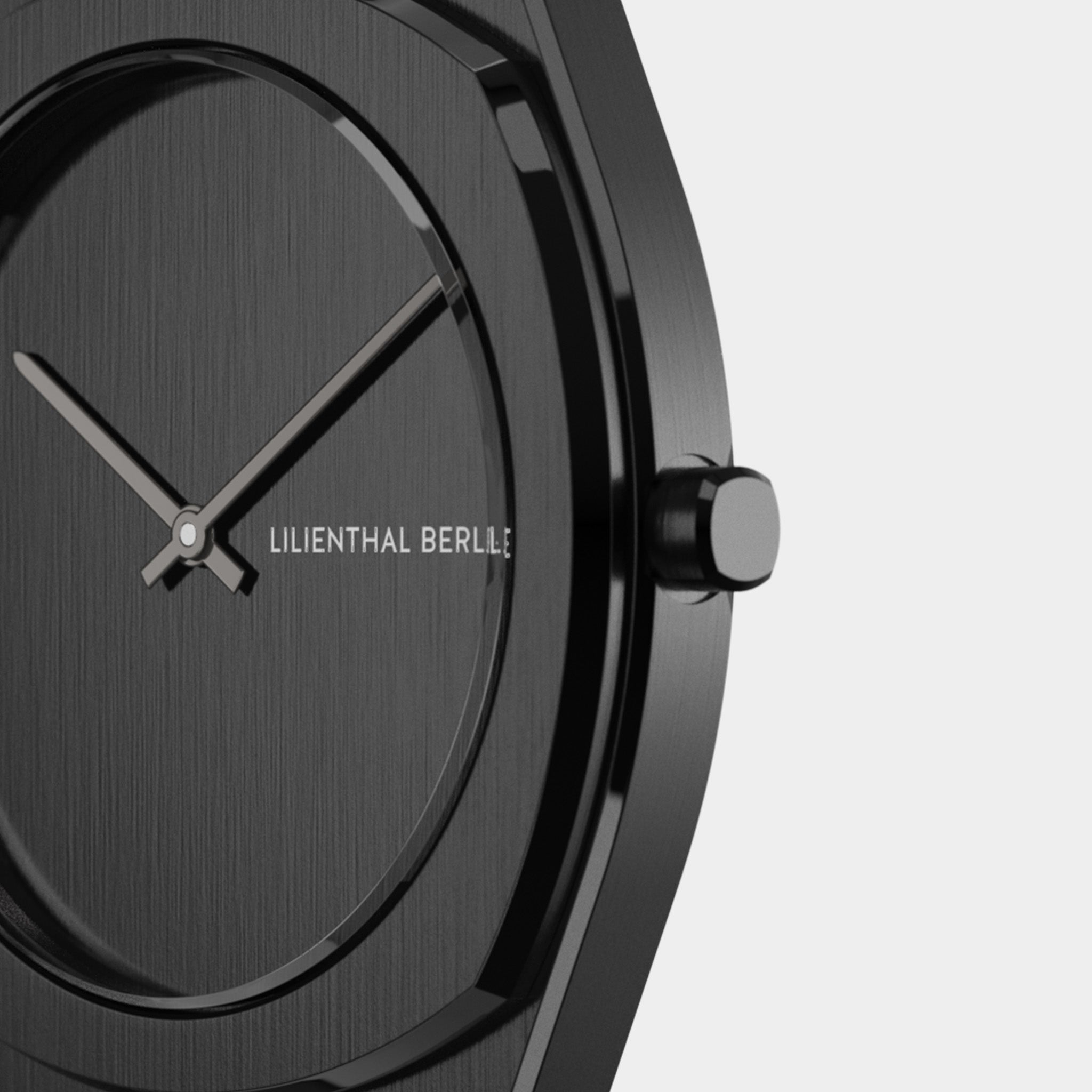 Nuvora – Watch – Black – Stainless Steel Mesh – Lilienthal Berlin