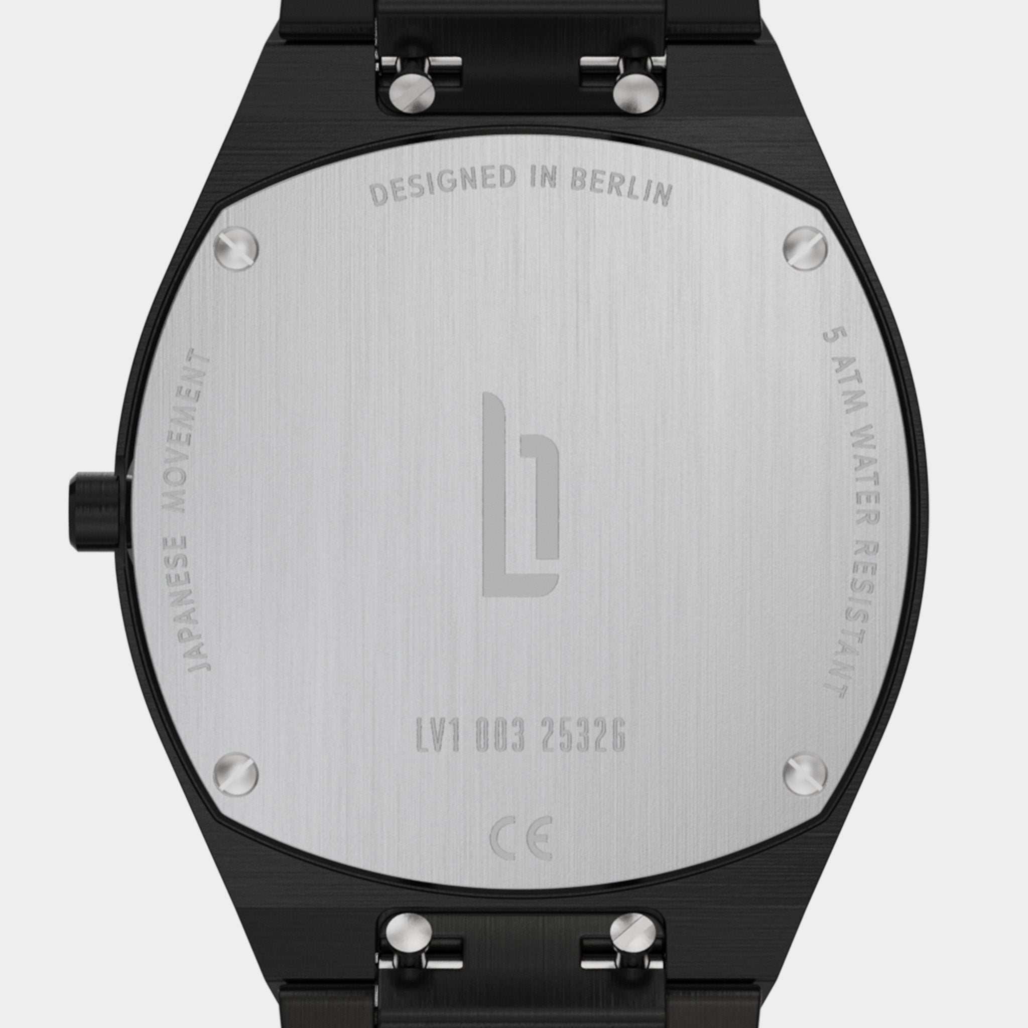 Nuvora – Watch – Black – Stainless Steel Mesh – Lilienthal Berlin