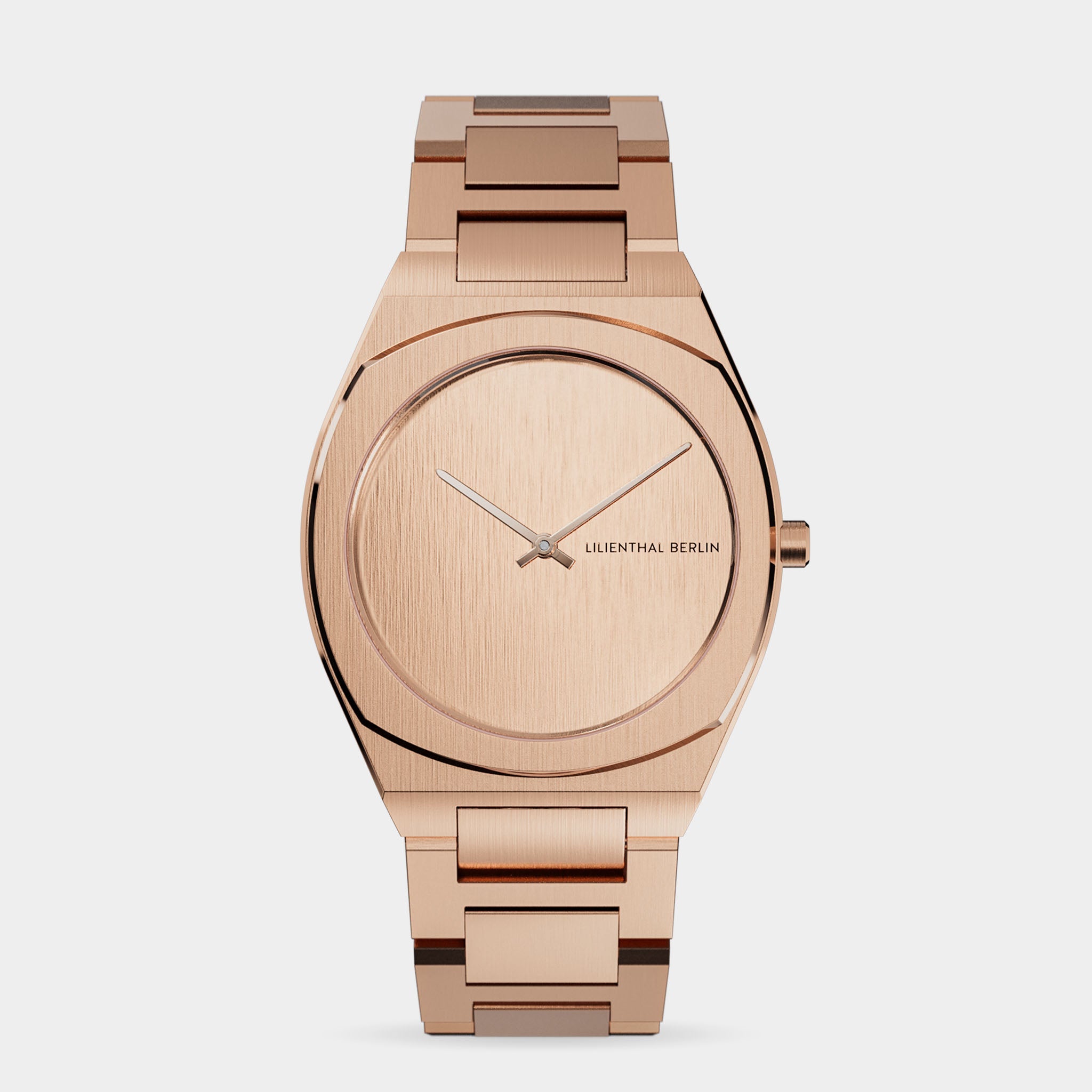 Nuvora – Watch – Rosegold – Stainless Steel Linked – Lilienthal