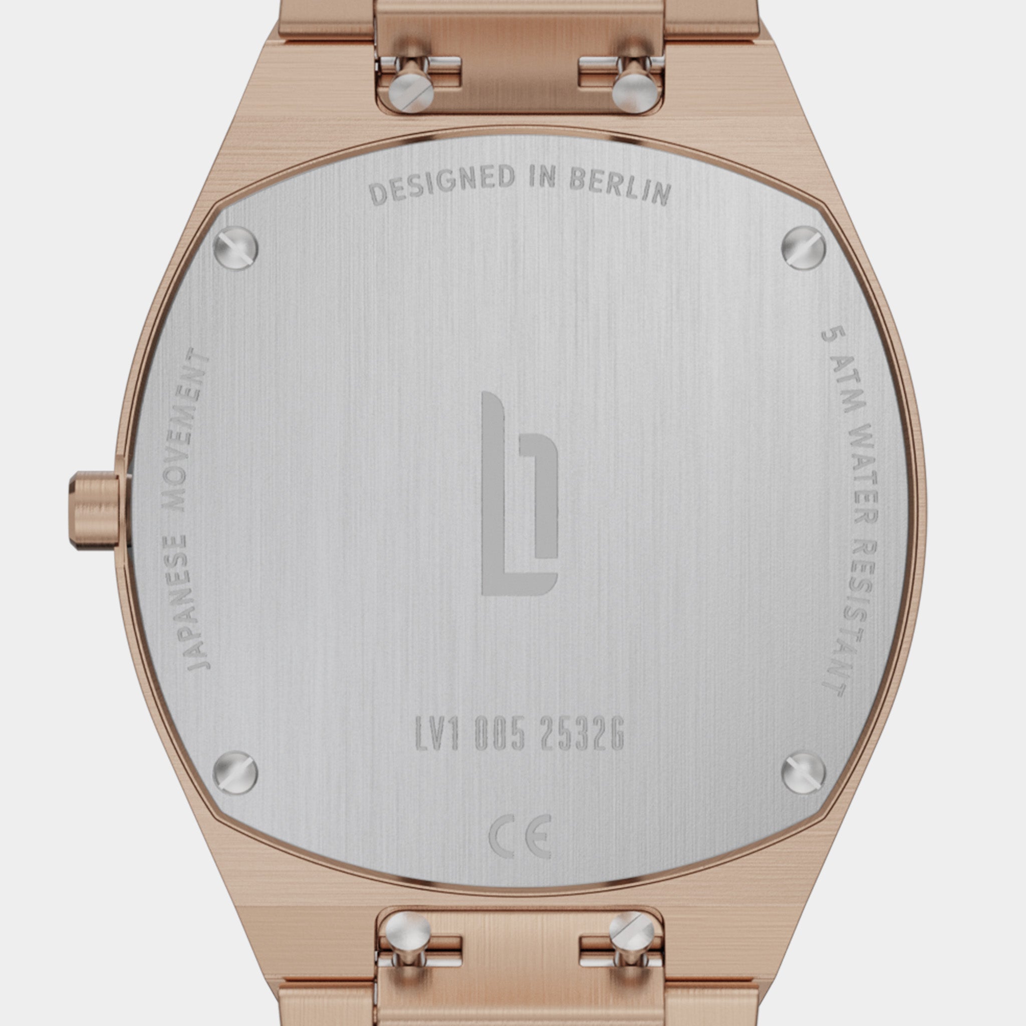 Nuvora – Watch – Rosegold – Stainless Steel Linked – Lilienthal