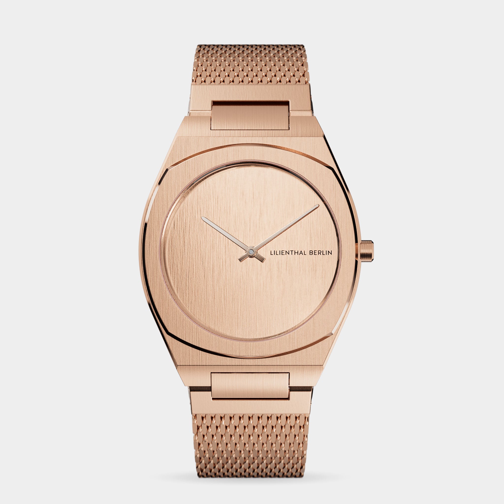 o rosenblit & mario adnetブラジルオリジナル Nuvora – Watch – Rosegold – Stainless Steel Mesh – Lilienthal