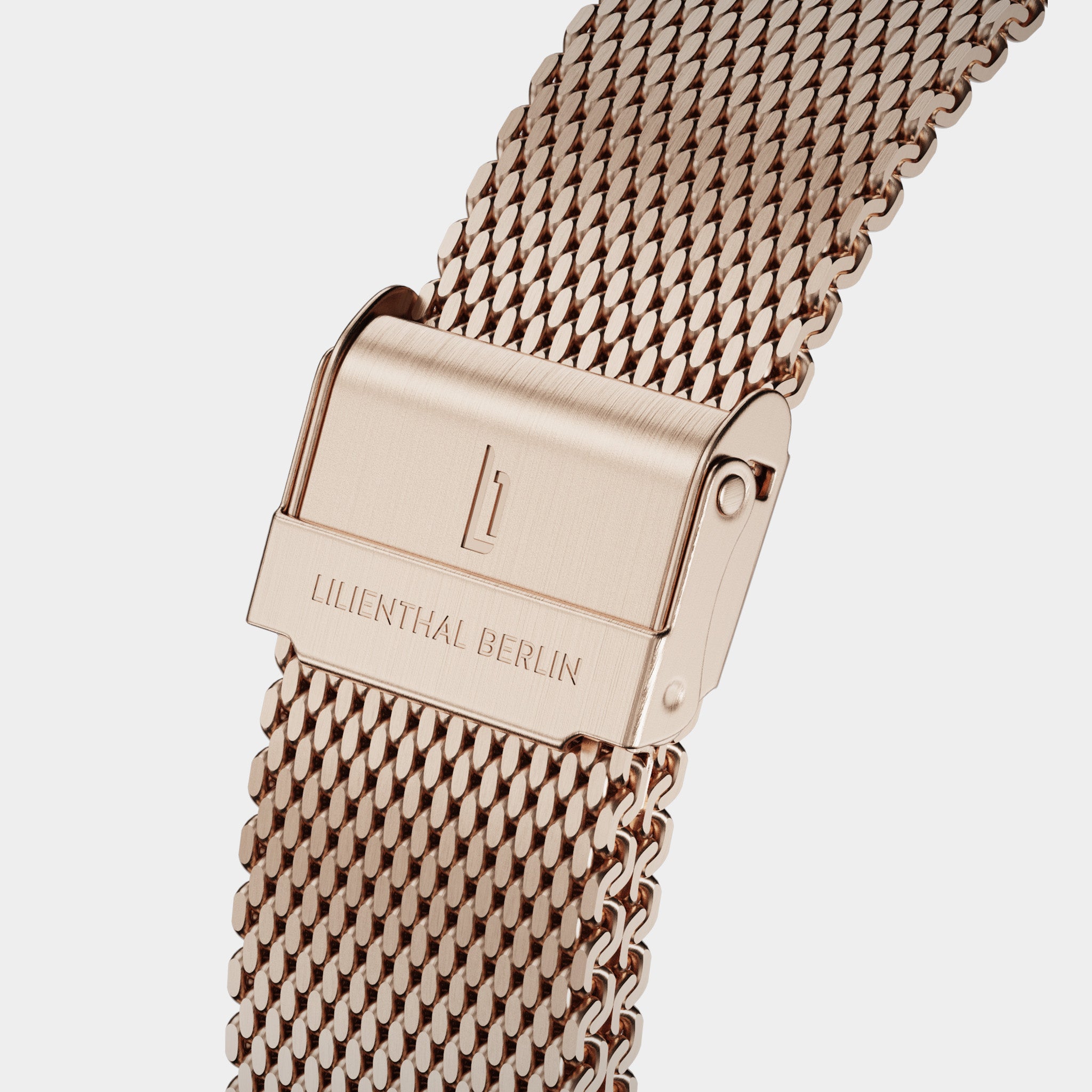 o rosenblit & mario adnetブラジルオリジナル Nuvora – Watch – Rosegold – Stainless Steel Mesh – Lilienthal