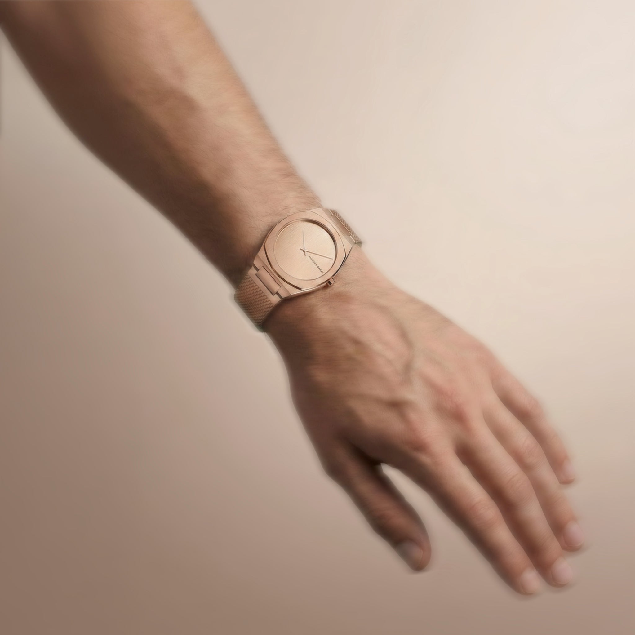 Nuvora – Watch – Rosegold – Stainless Steel Mesh – Lilienthal