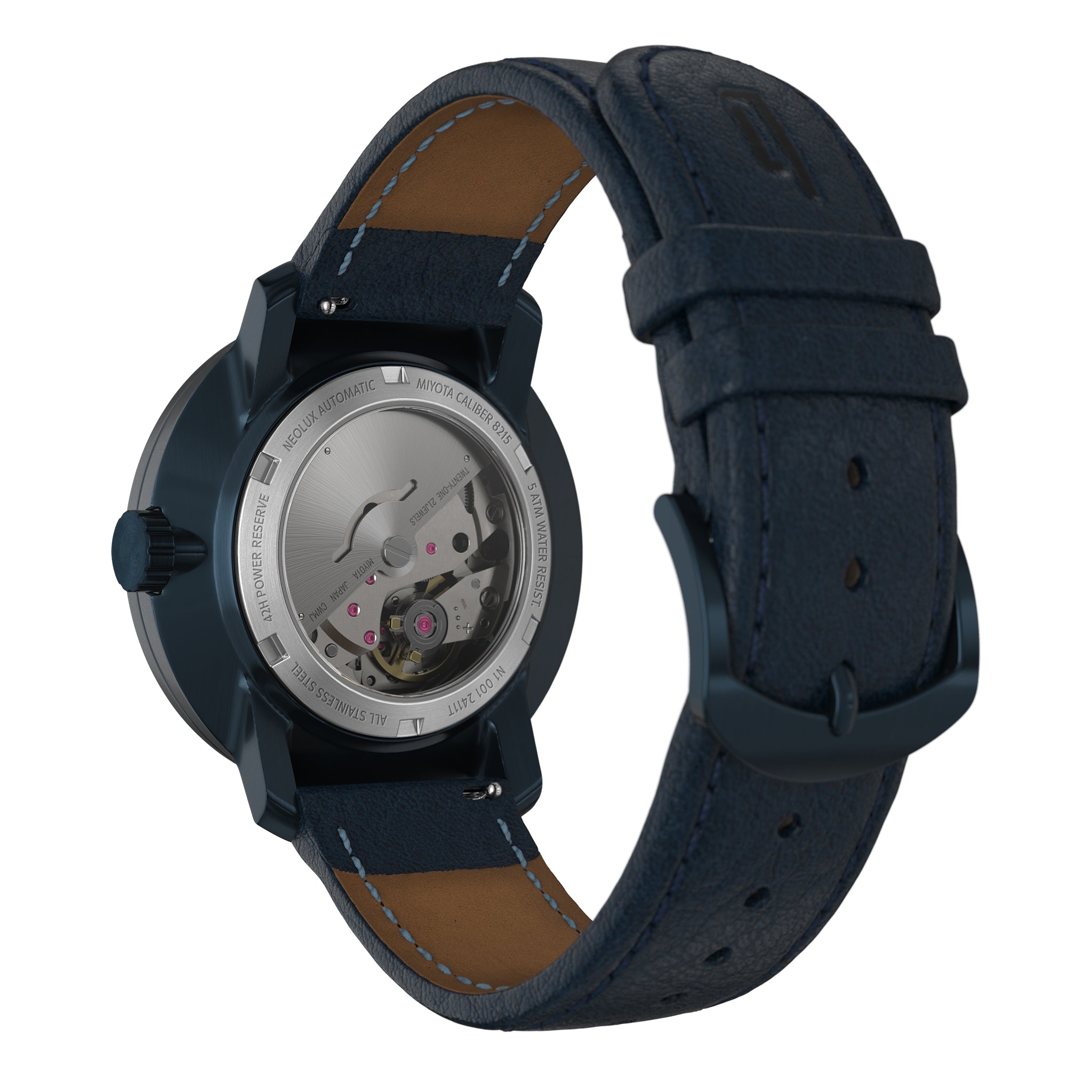 NEOLUX BLUE ORANGE Leather Dark blue – Lilienthal Berlin - North
