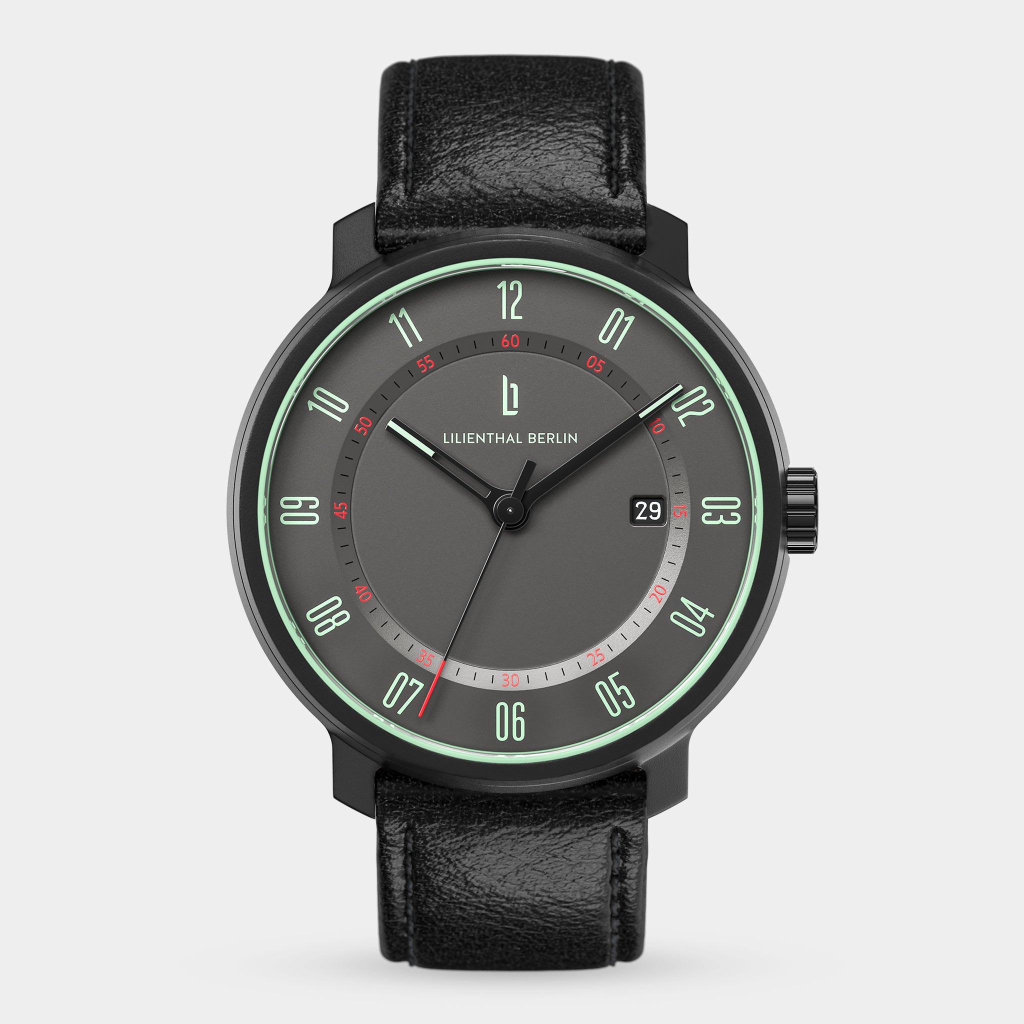 Neolux Grey Mint Leather Black – Lilienthal Berlin - North America