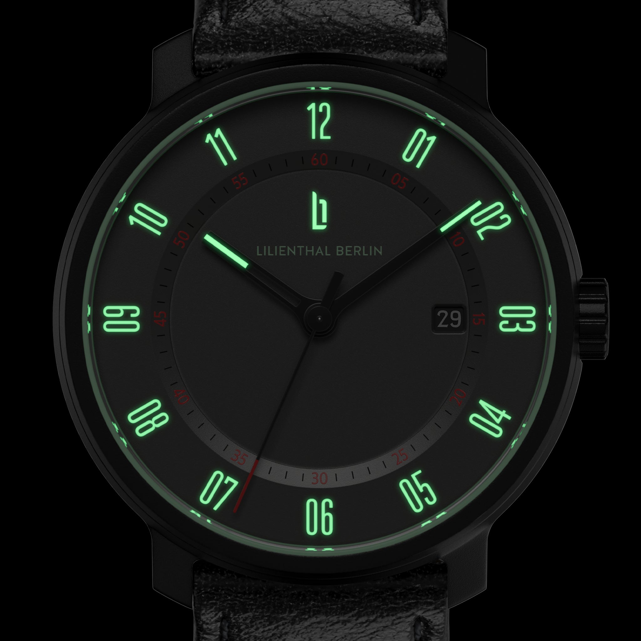 Neolux Grey Mint Leather Black – Lilienthal Berlin - North America