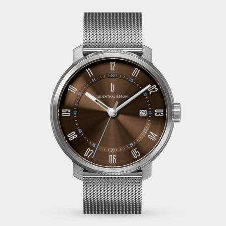 Neolux Silver Brown Mesh Silver Brushed – Lilienthal Berlin