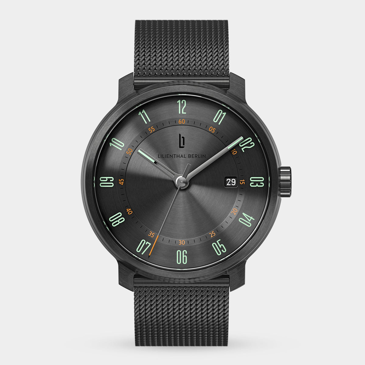 Lilienthal Berlin Neolux Slate Grey Leather Black Ndash Lilienthal Berlin North America