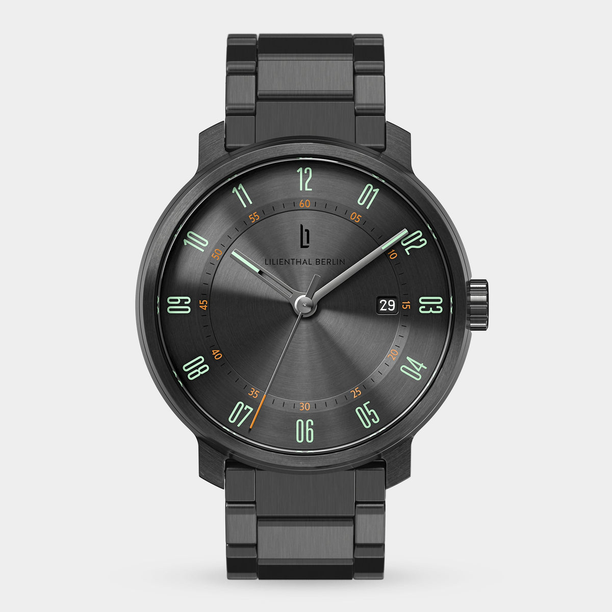 Lilienthal Berlin Neolux Slate Grey Leather Black Ndash Lilienthal Berlin North America