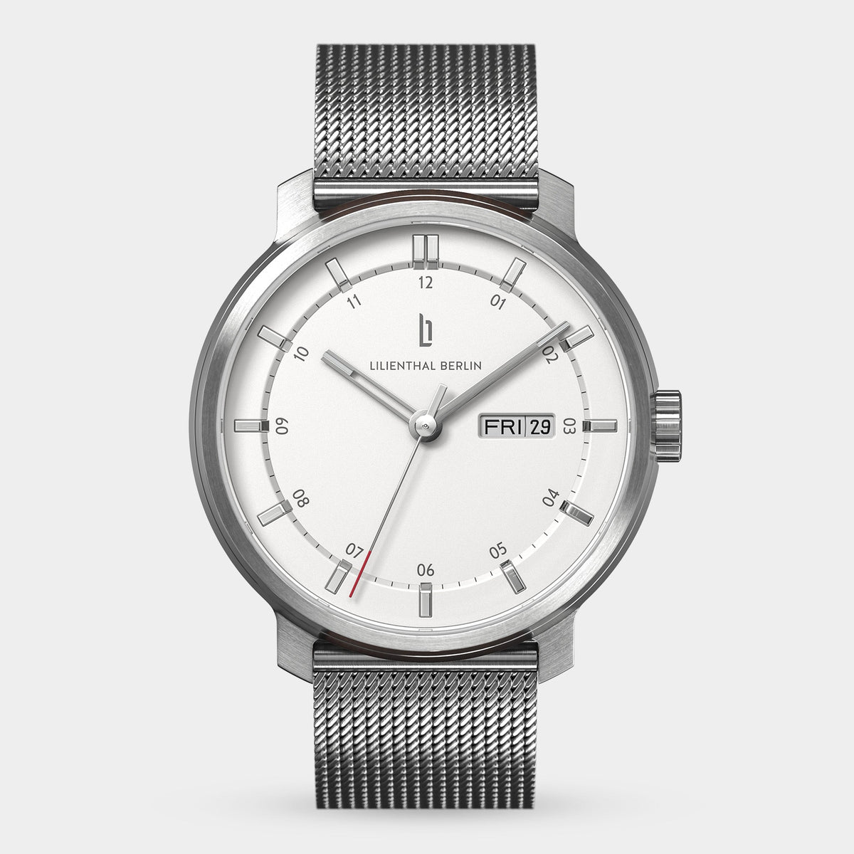 Lilienthal Berlin Neolux Day Date Black Blue Leather Black Ndash Lilienthal Berlin North America