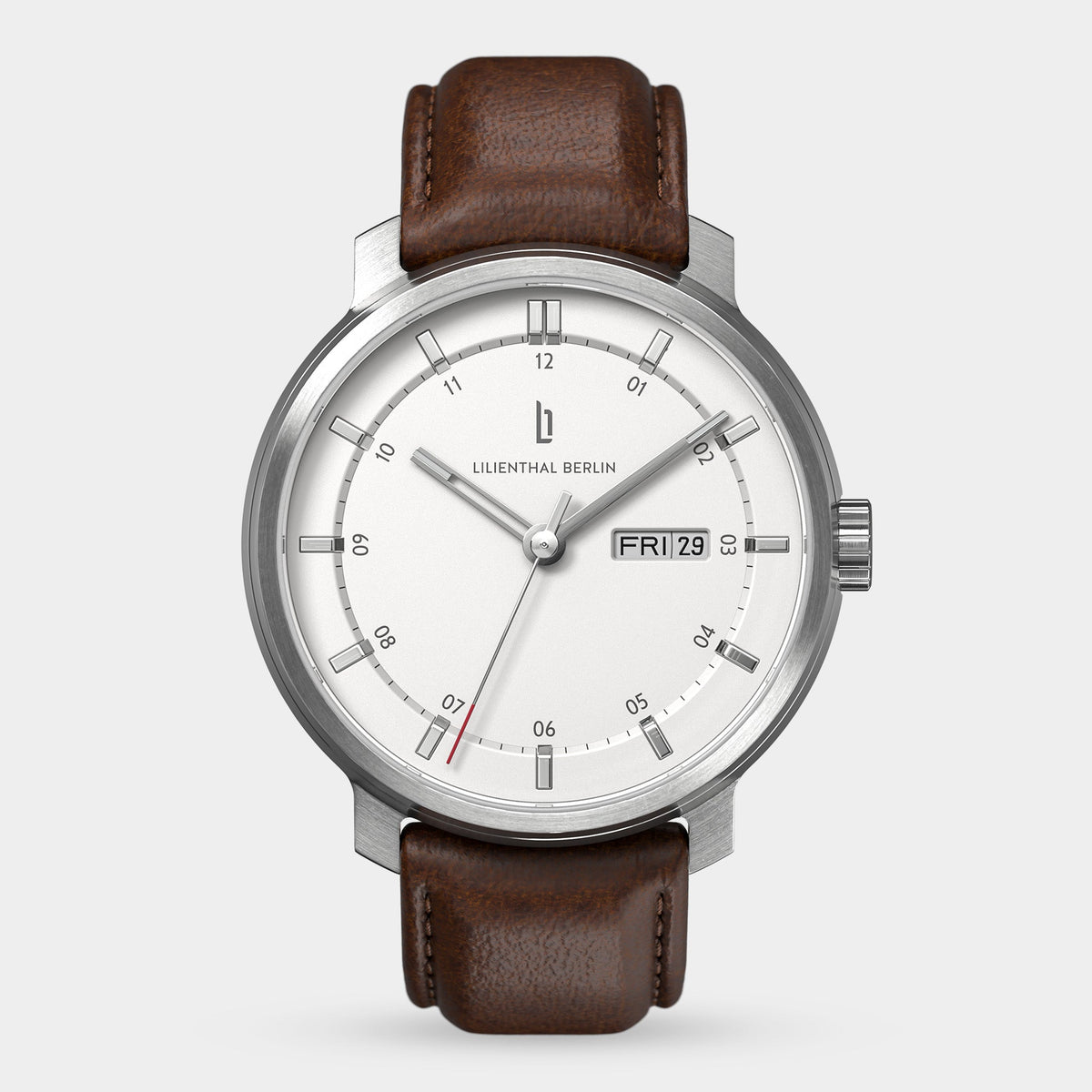Lilienthal Berlin Neolux Day Date Black Blue Leather Black Ndash Lilienthal Berlin North America