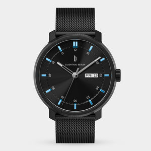 Neolux Day Date Black Blue - Lilienthal Berlin