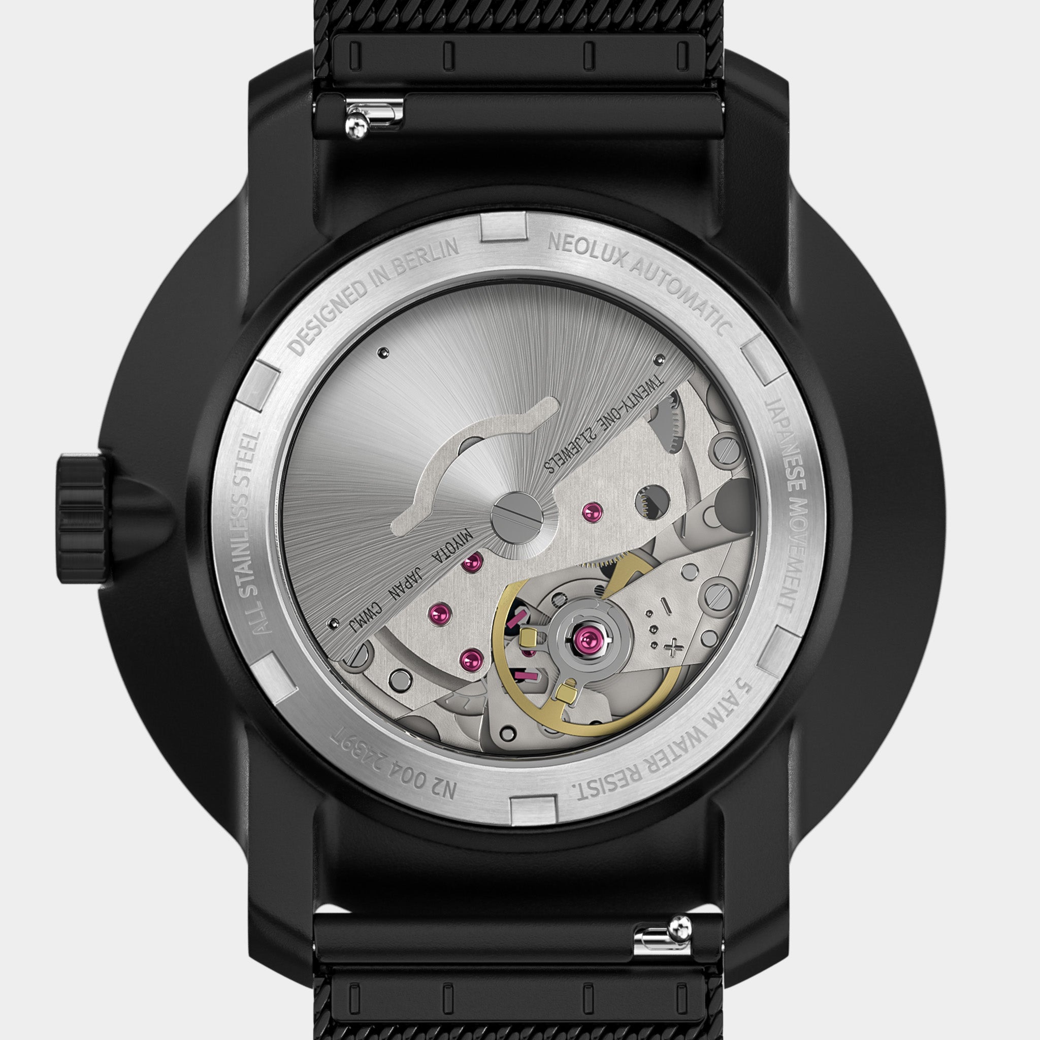 ライオット Neolux Day Date Silver White Mesh Silver Brushed – Lilienthal