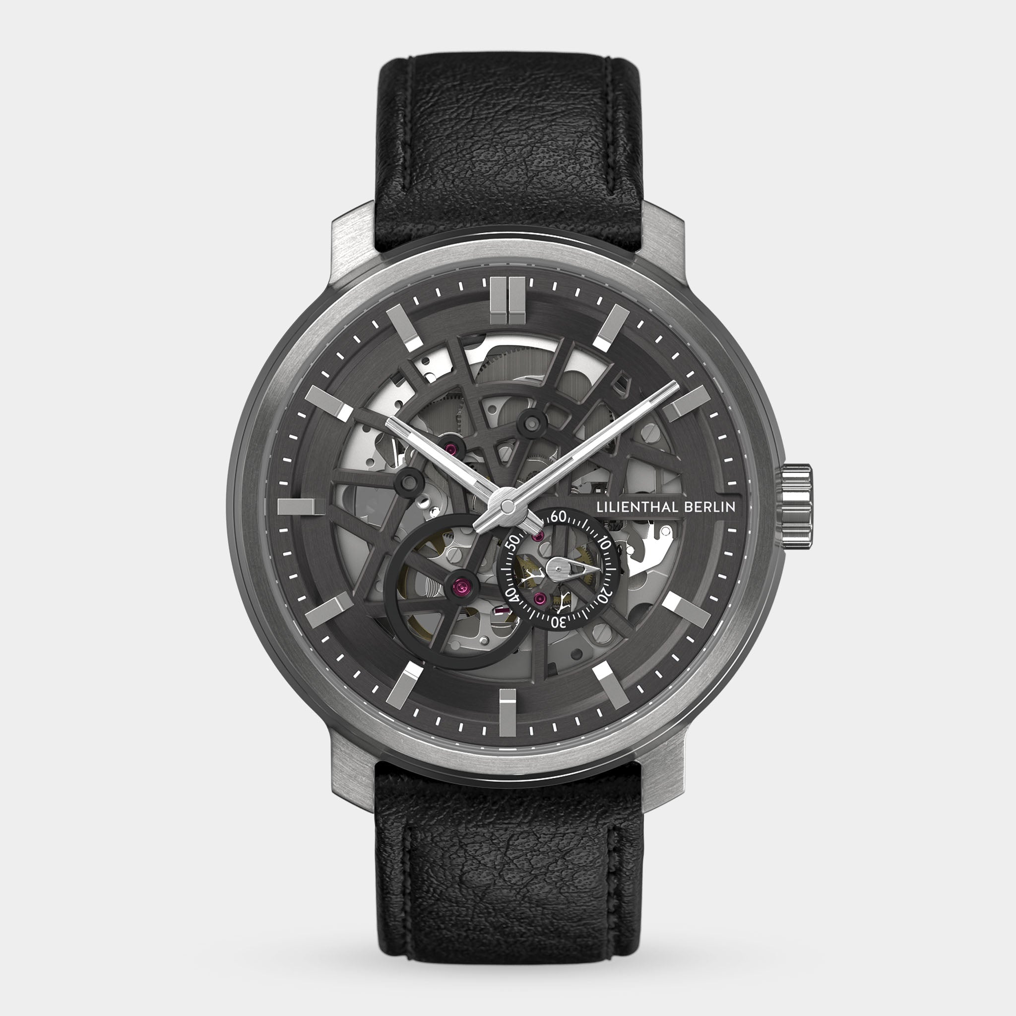 Neolux Skeleton Silver Grey - Leather – Lilienthal Berlin - North