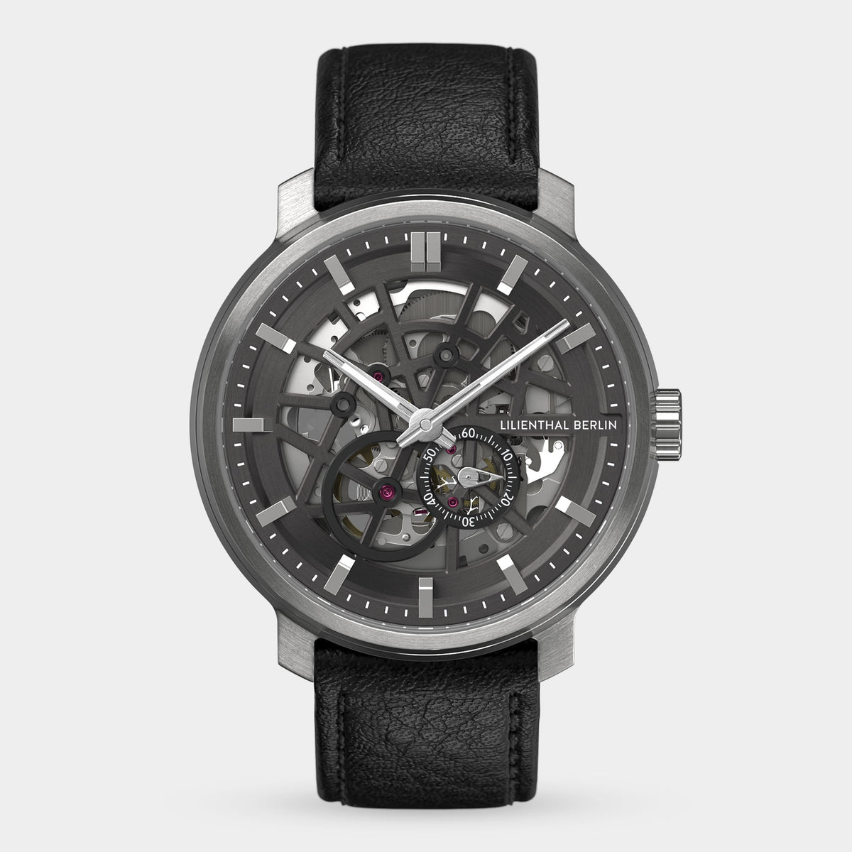 Lilienthal Berlin Neolux Skeleton Black Orange Stainless Steel Ndash Lilienthal Berlin North America
