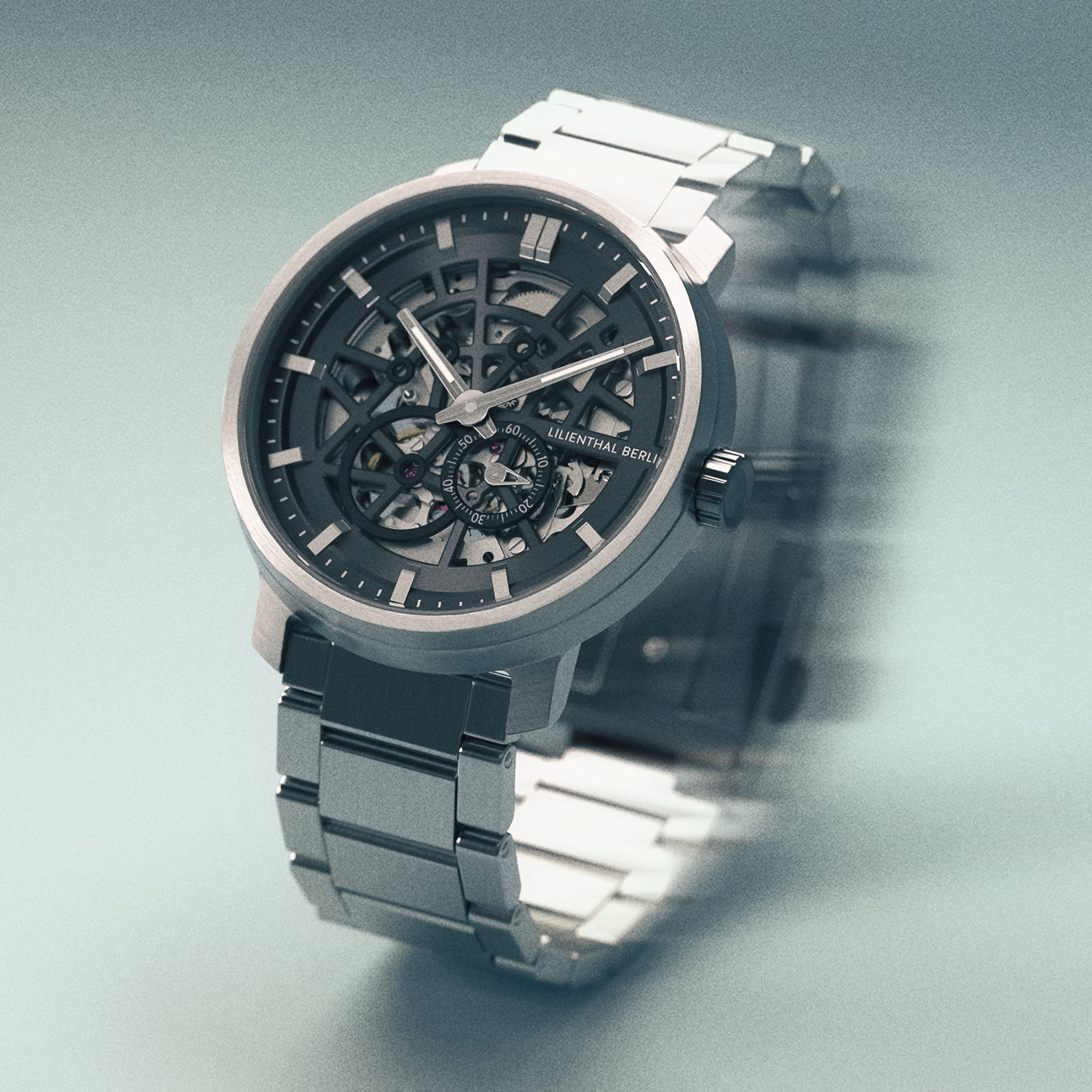 Neolux Skeleton Silver Grey - Stainless Steel – Lilienthal Berlin