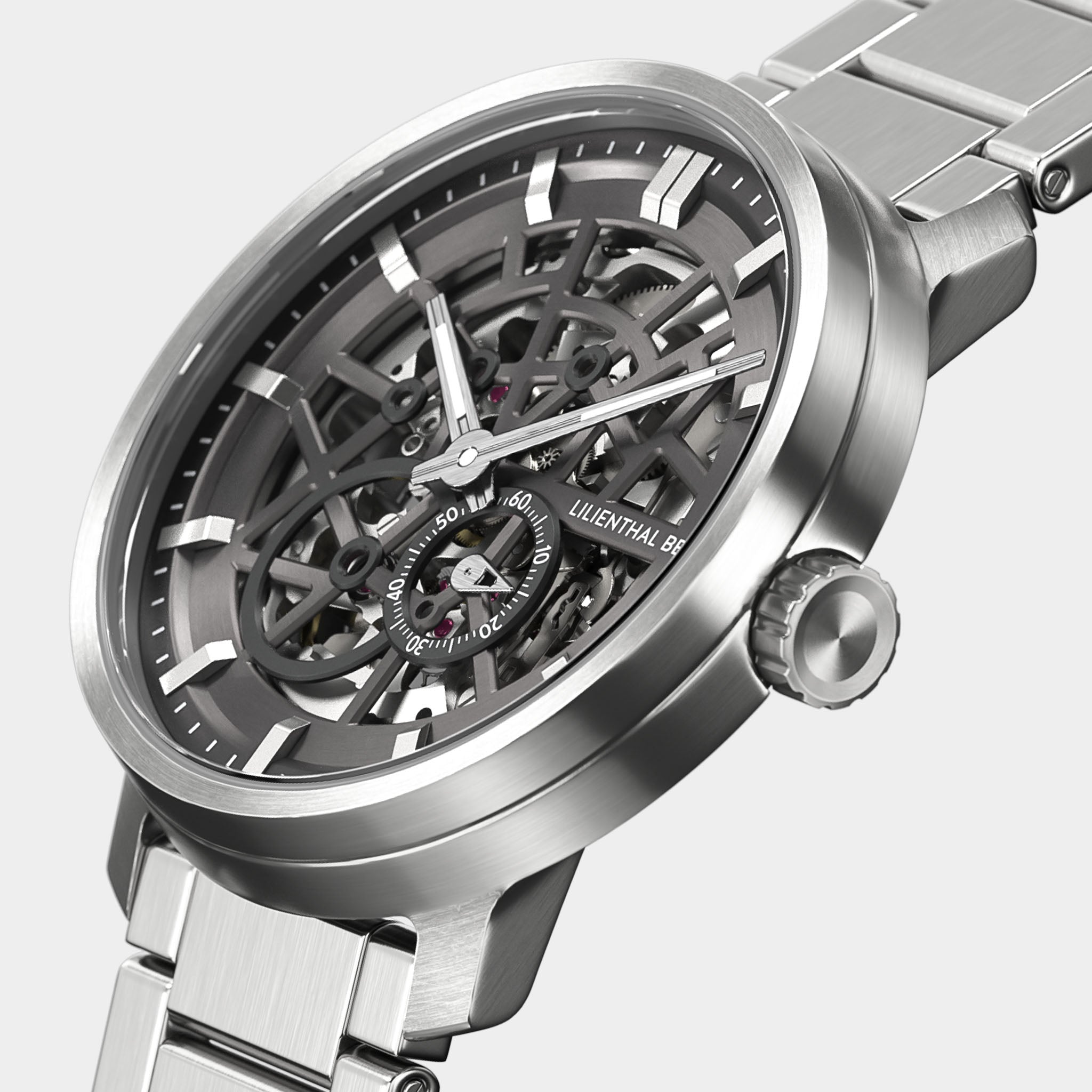 Neolux Skeleton Silver Grey - Stainless Steel – Lilienthal Berlin