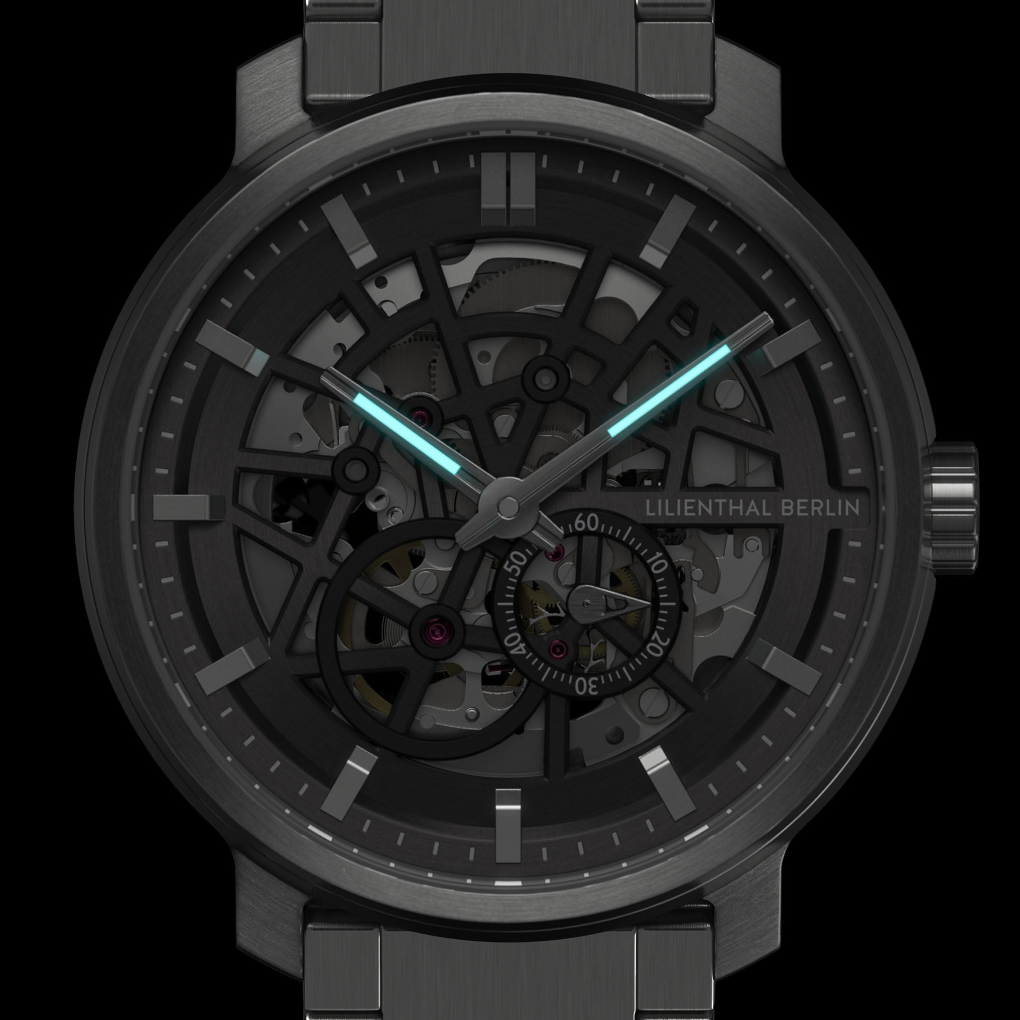Neolux Skeleton Silver Grey - Stainless Steel – Lilienthal Berlin