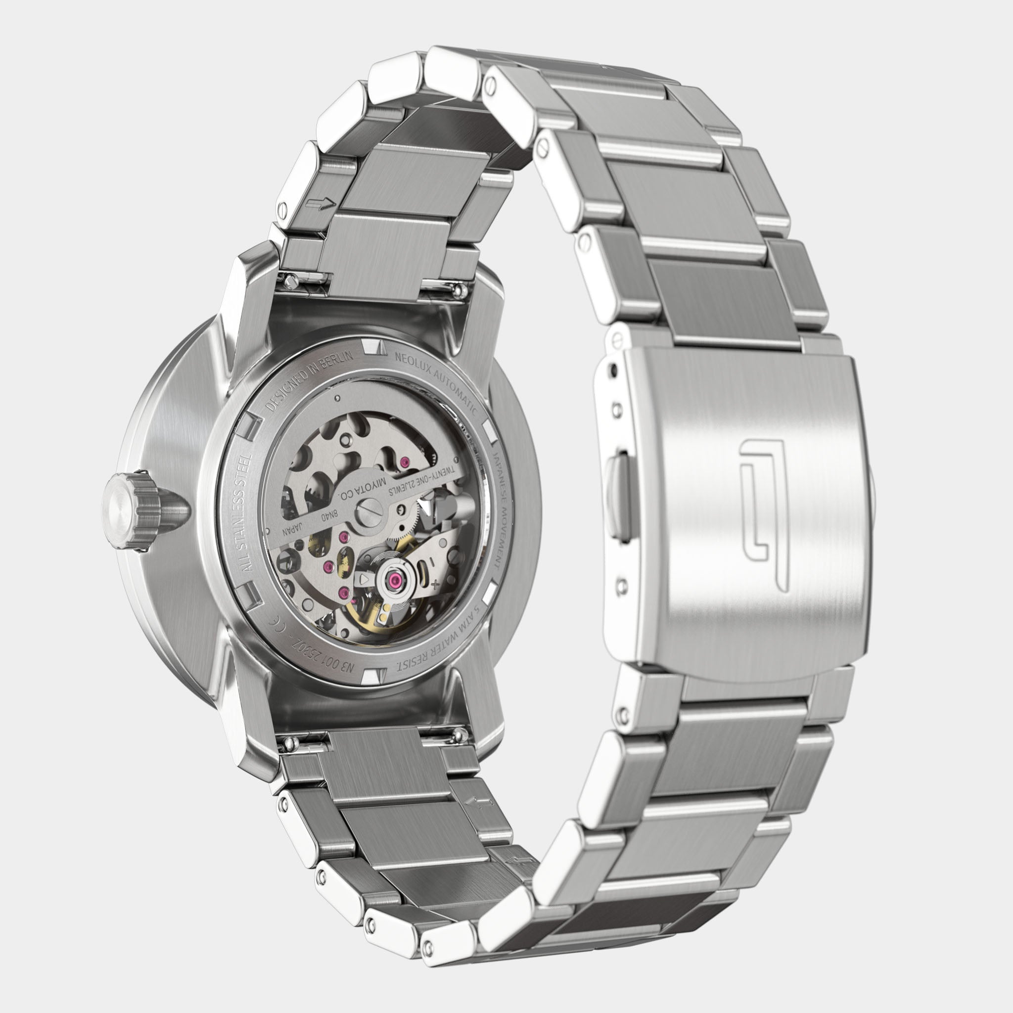 Neolux Skeleton Silver Grey - Stainless Steel – Lilienthal Berlin