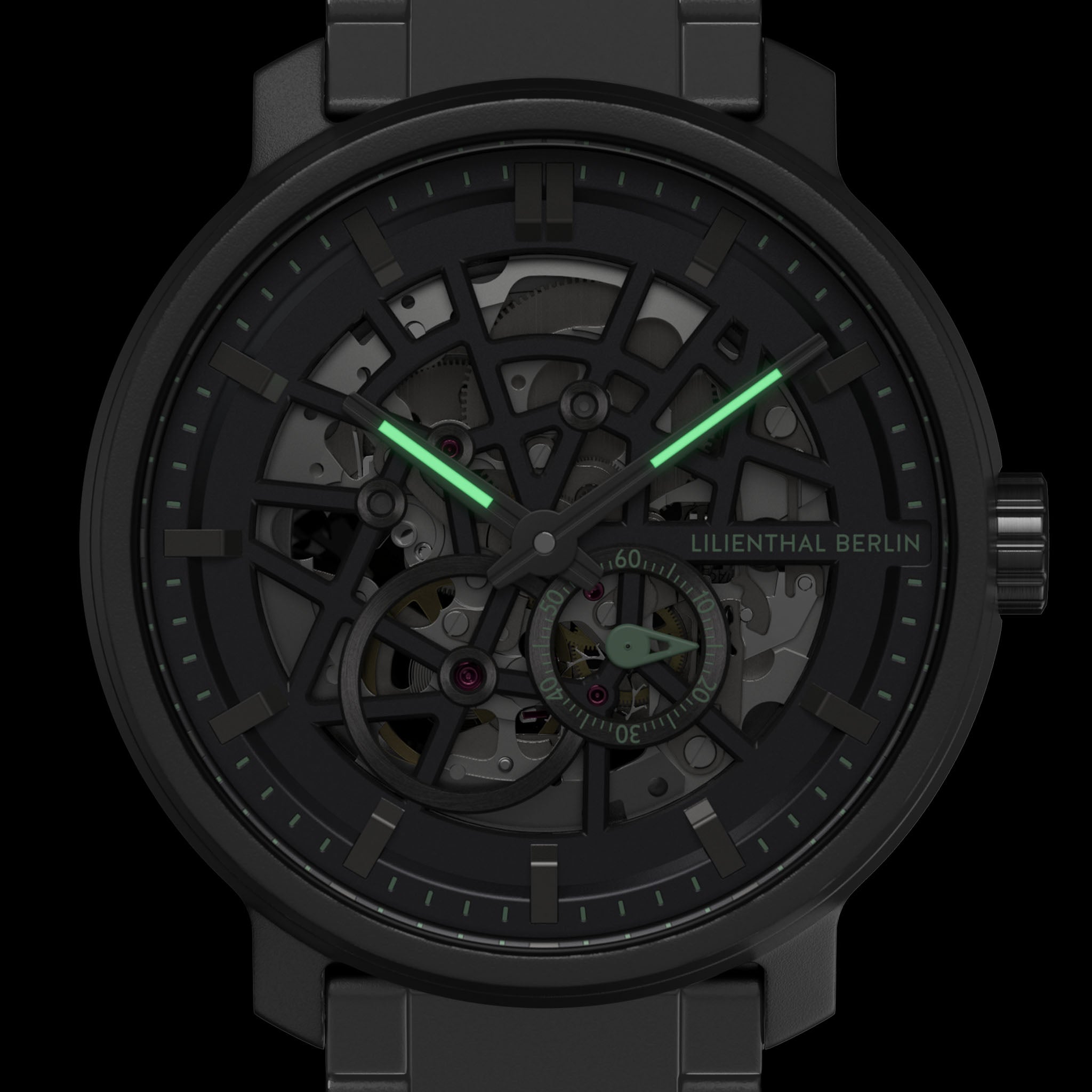 ASTRIAAL blackl ブラックメタル Neolux Skeleton Black Orange - Stainless Steel – Lilienthal Berlin
