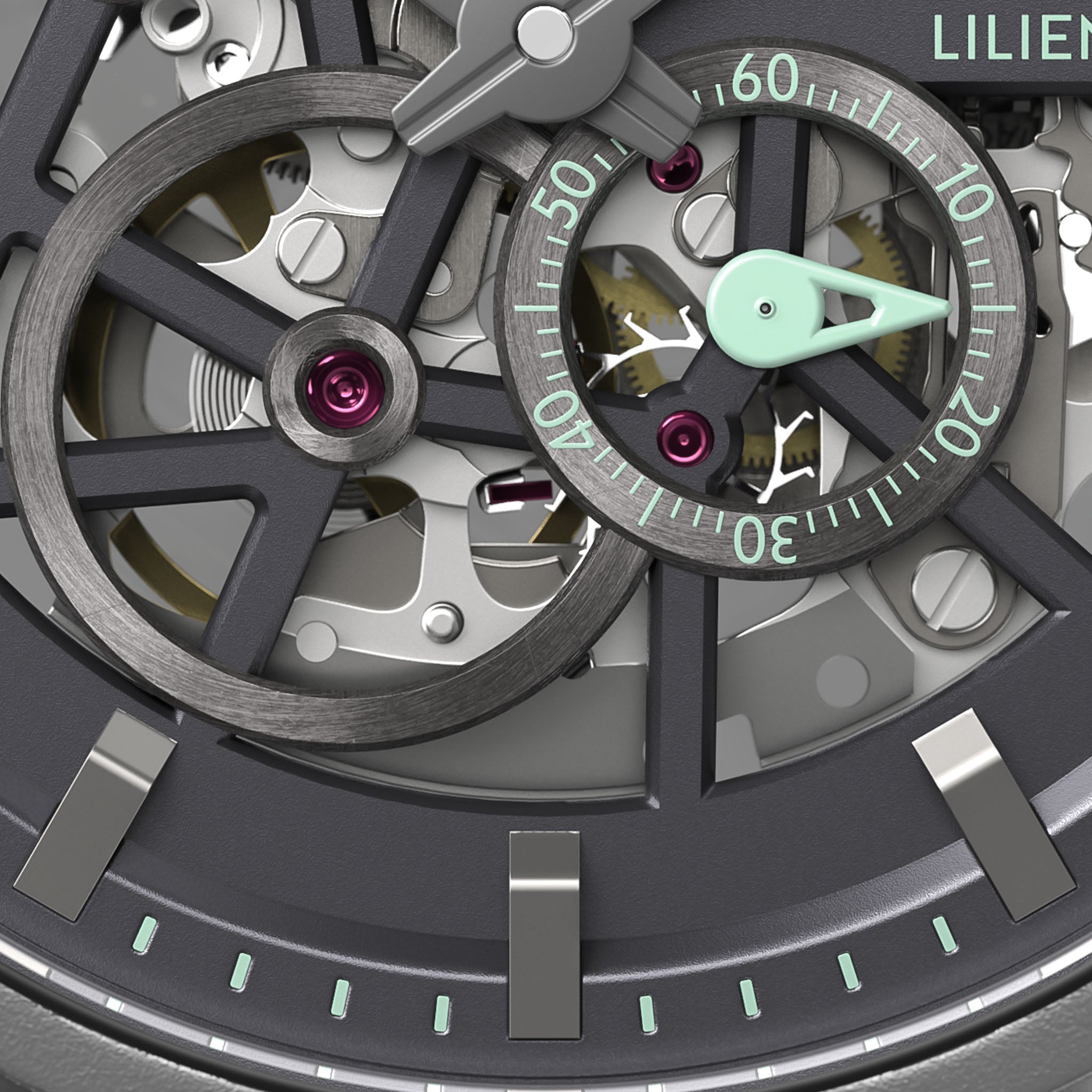Neolux Skeleton Dark Grey - Stainless Steel – Lilienthal Berlin