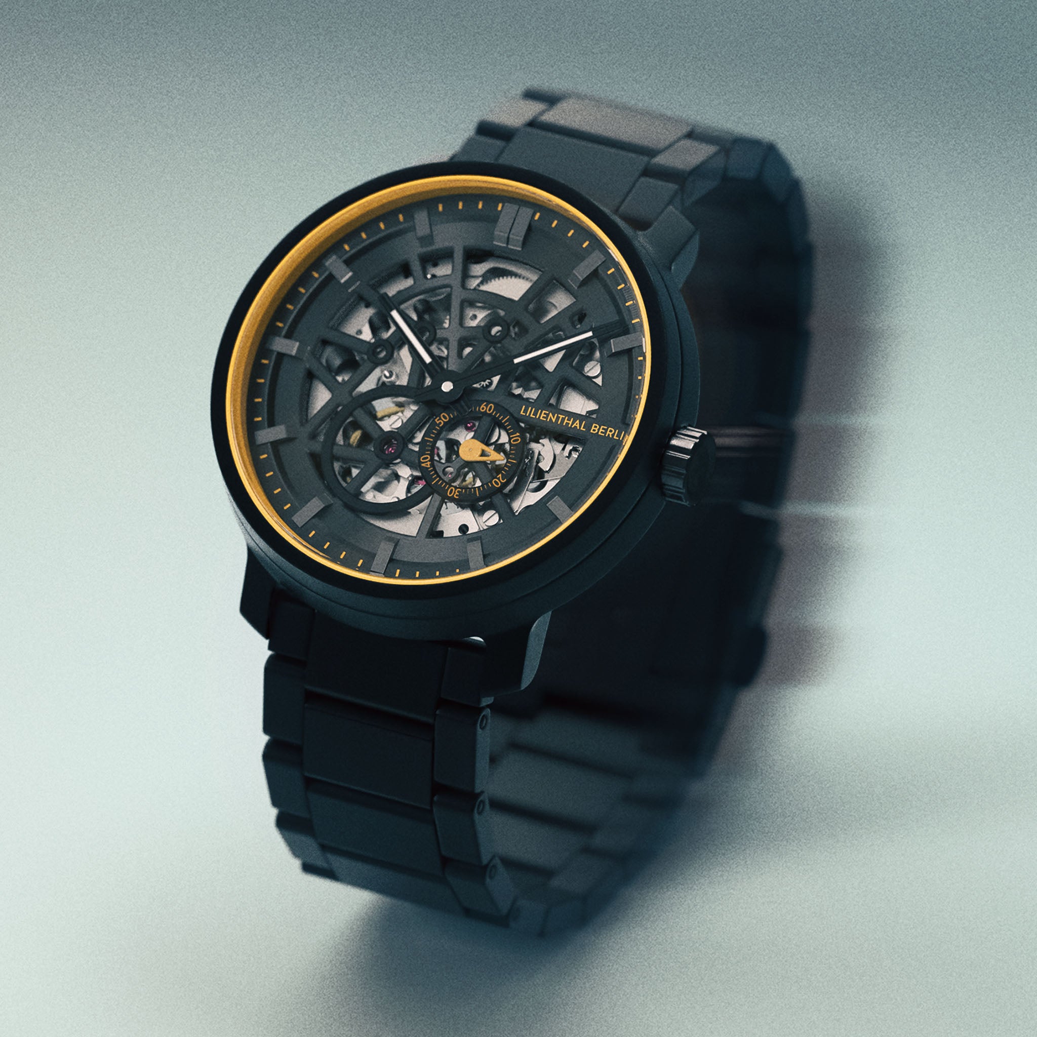 Neolux Skeleton Black Orange - Stainless Steel – Lilienthal Berlin