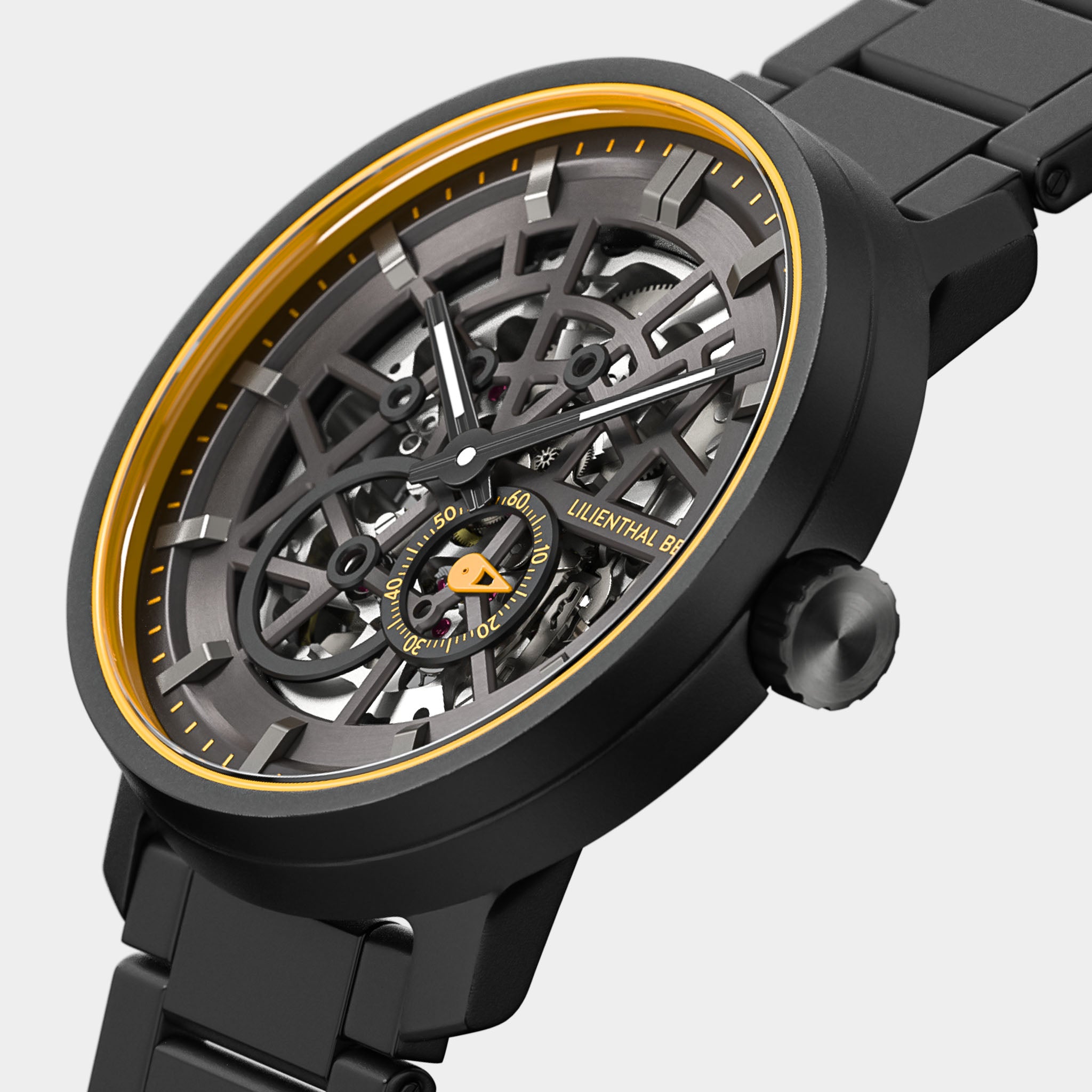 Neolux Skeleton Black Orange - Stainless Steel – Lilienthal Berlin