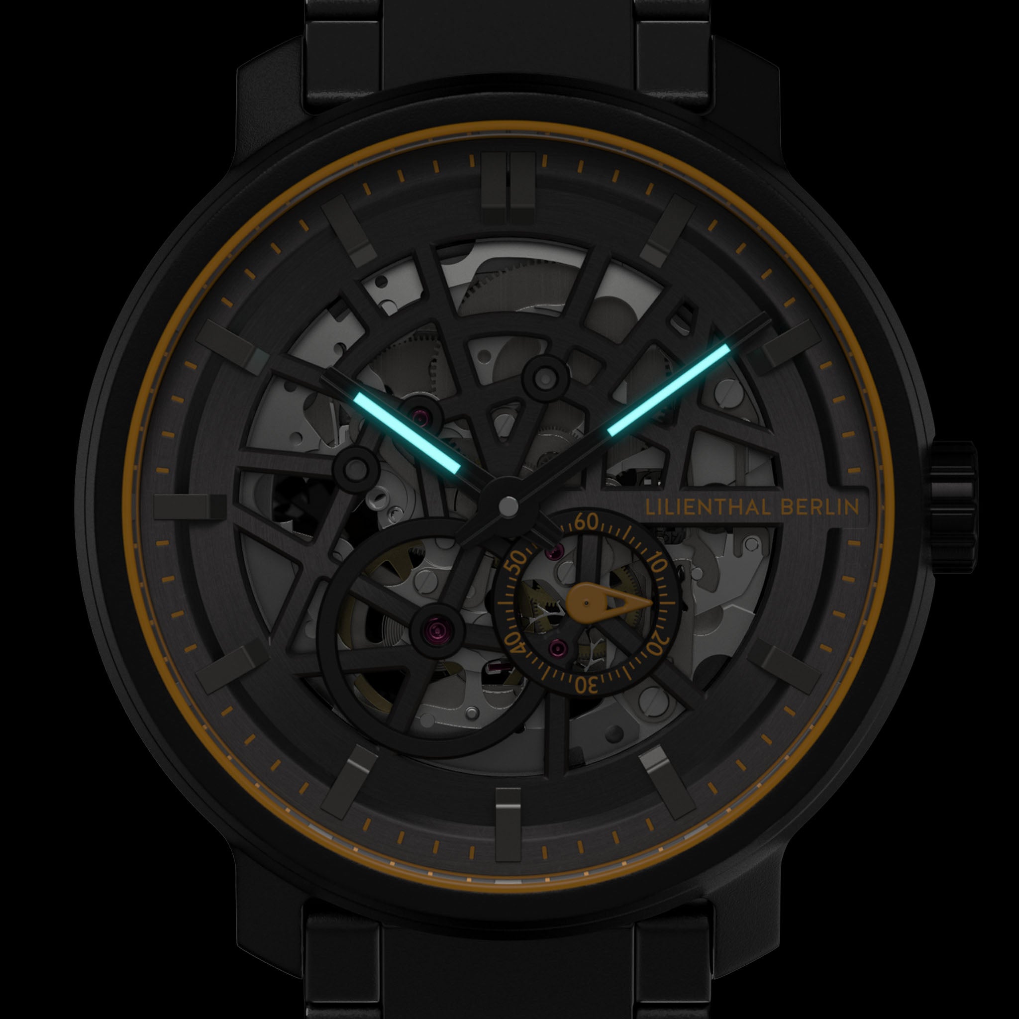 Neolux Skeleton Black Orange - Stainless Steel – Lilienthal Berlin