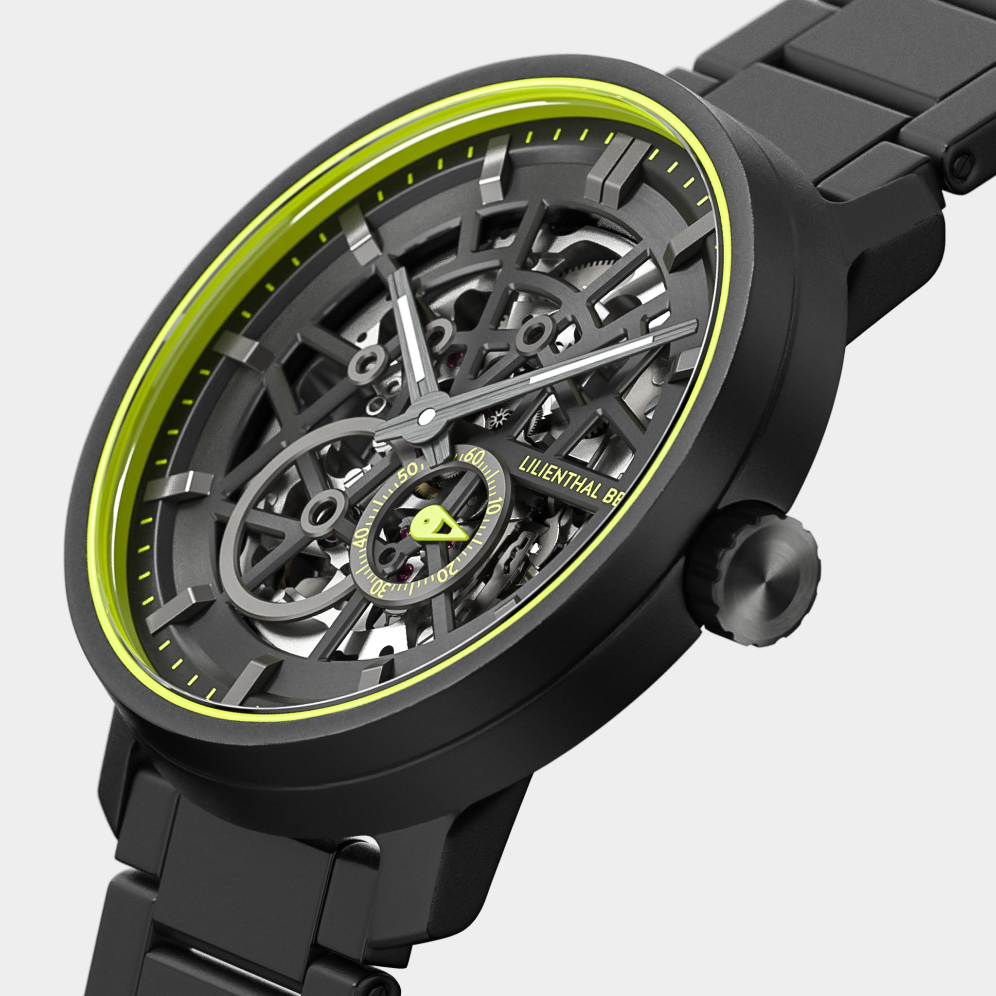 Neolux Skeleton Black Orange - Stainless Steel – Lilienthal Berlin