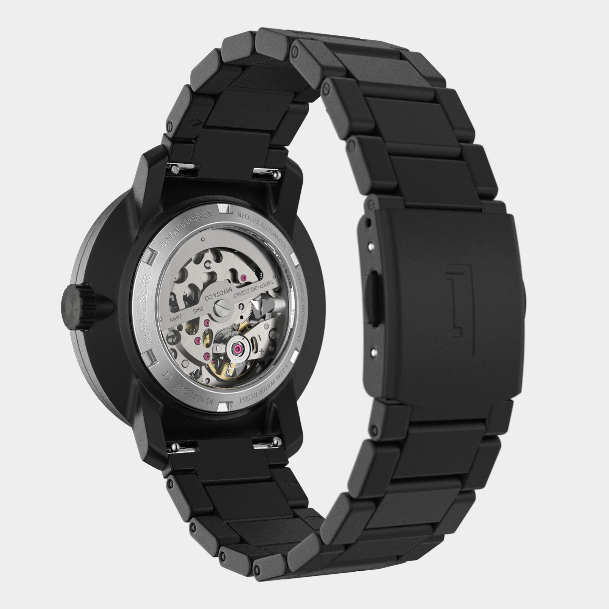 Neolux Skeleton Black Orange - Stainless Steel – Lilienthal Berlin