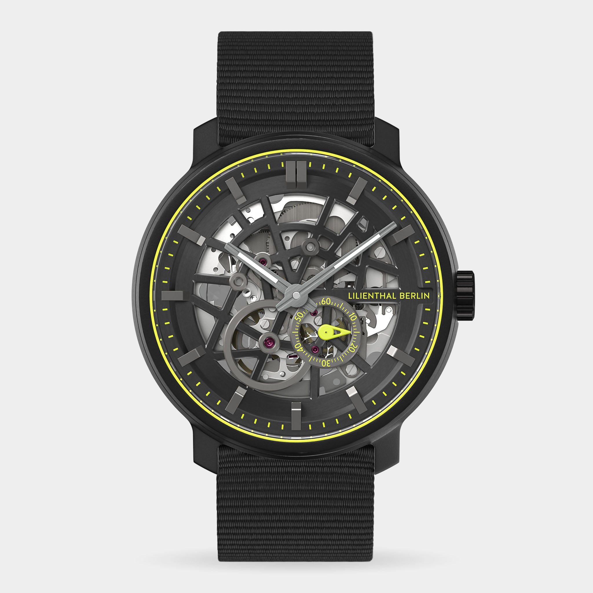 プリミエル Neolux Skeleton Black Lime - Textile – Lilienthal Berlin - North