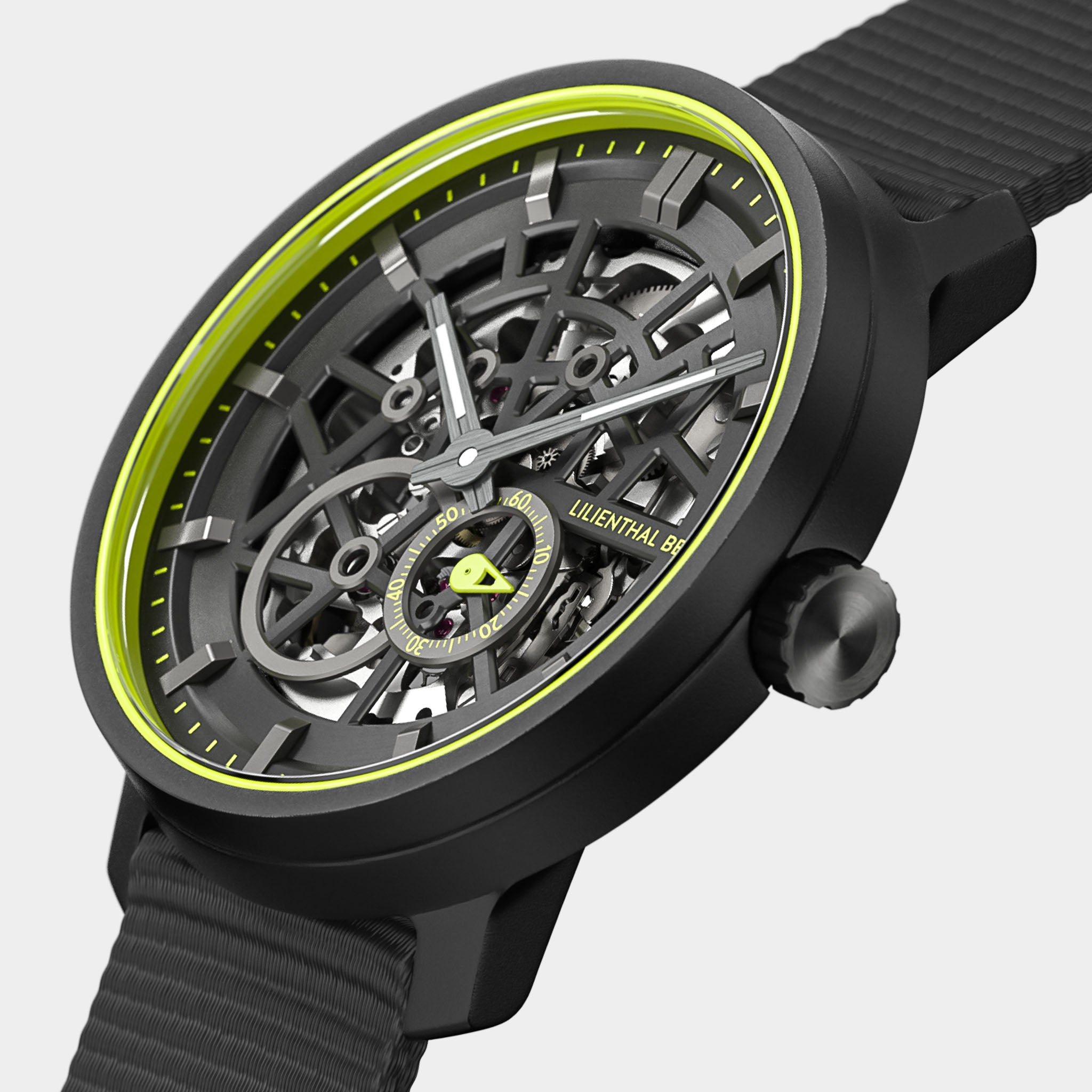 ASTRIAAL blackl ブラックメタル Neolux Skeleton Black Lime - Textile – Lilienthal Berlin - North