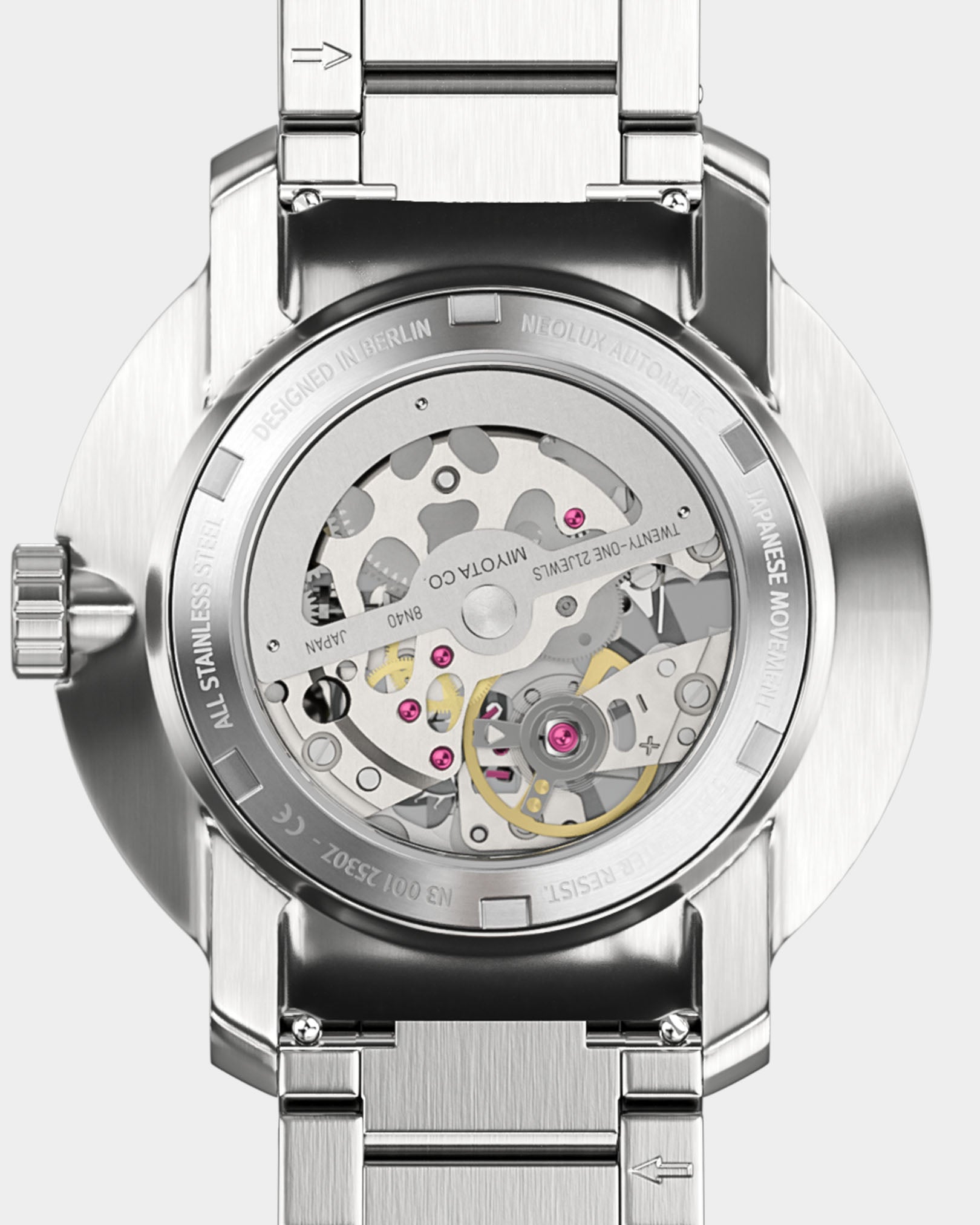 Neolux Skeleton Black Orange - Stainless Steel – Lilienthal Berlin
