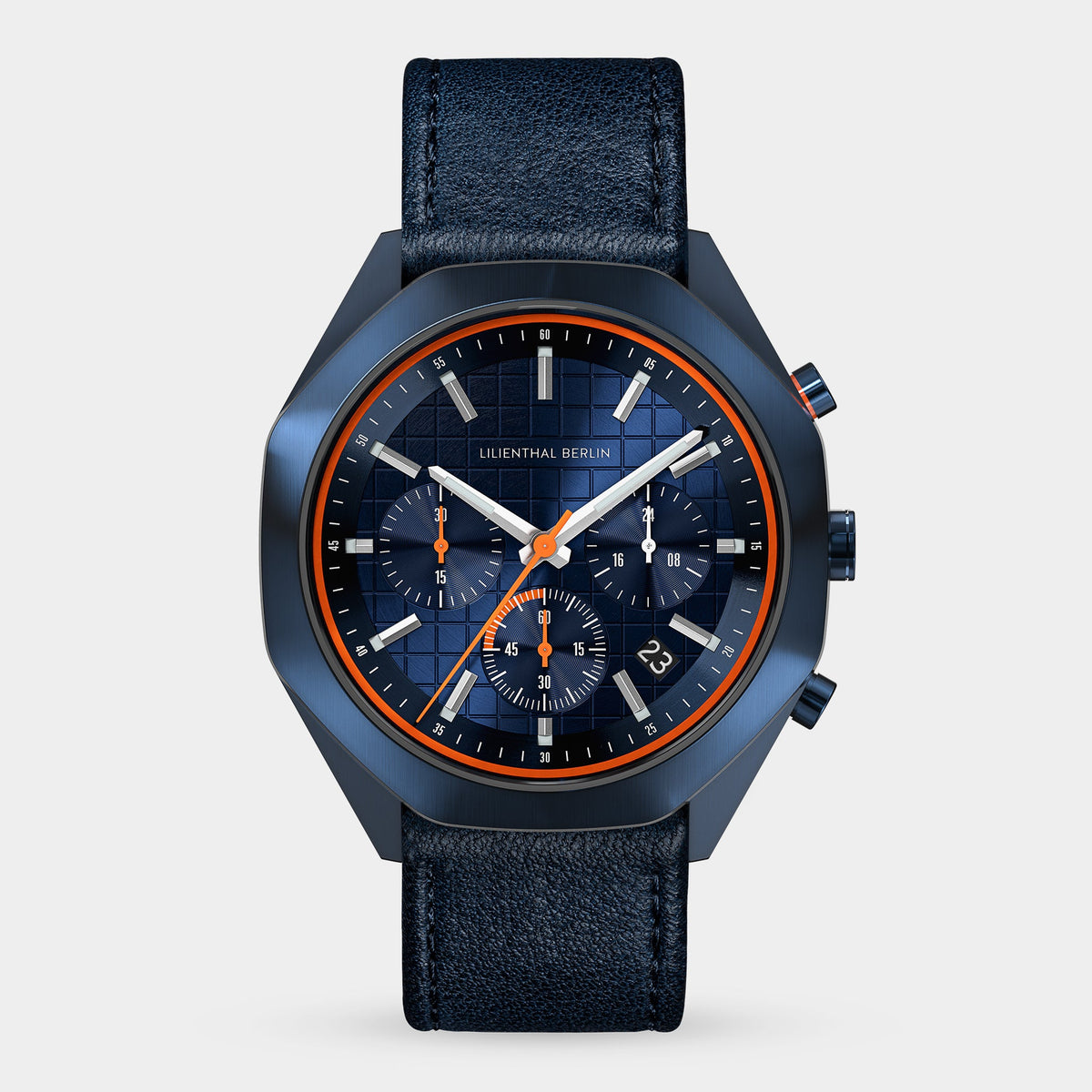 Lilienthal Berlin Octachrono Black Lime Mesh Black Brushed Ndash Lilienthal Berlin North America