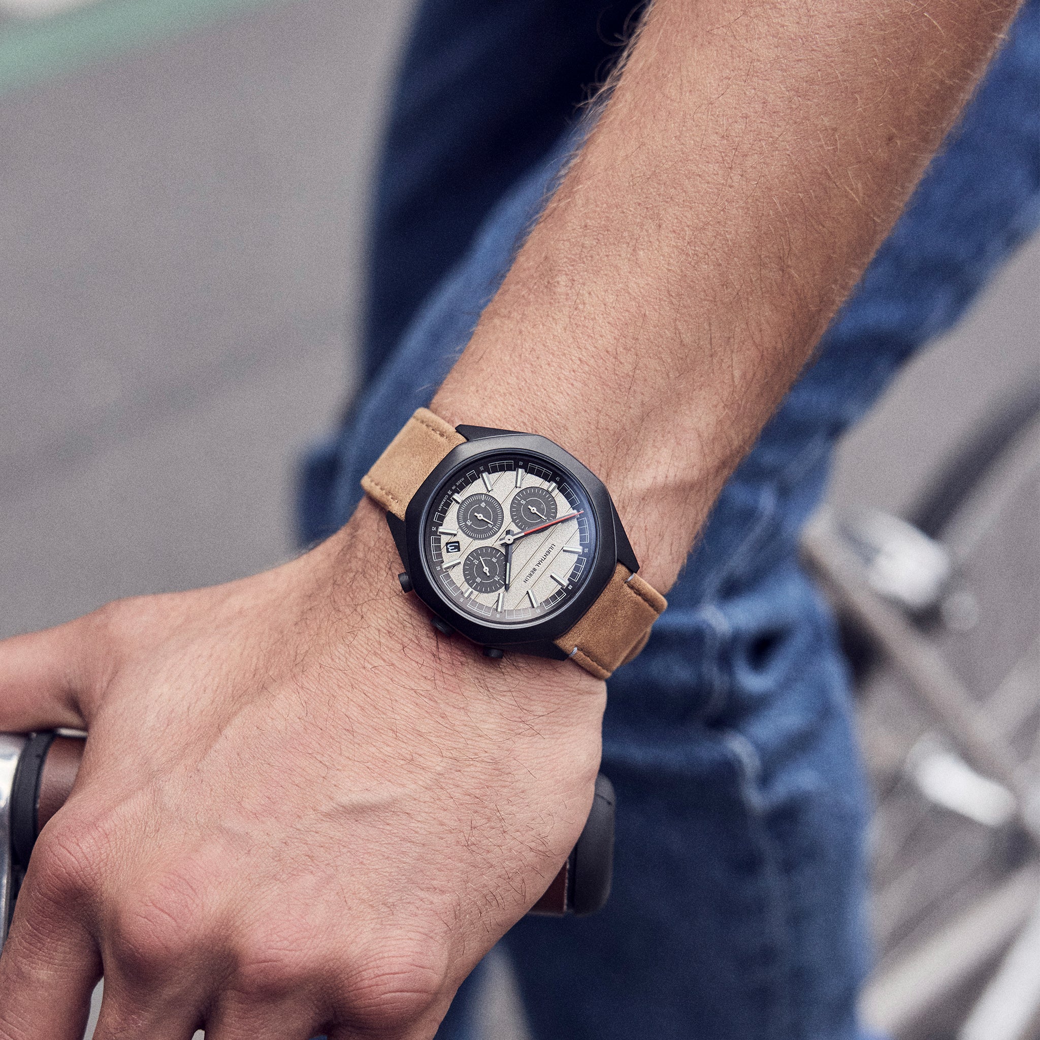 Octachrono Black Sand Mesh Black Matte – Lilienthal Berlin - North