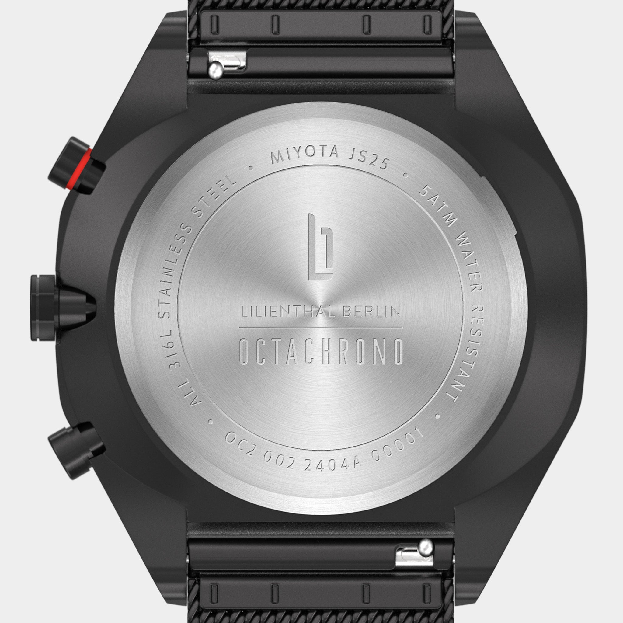 Octachrono Black Olive Mesh Black Matte – Lilienthal Berlin