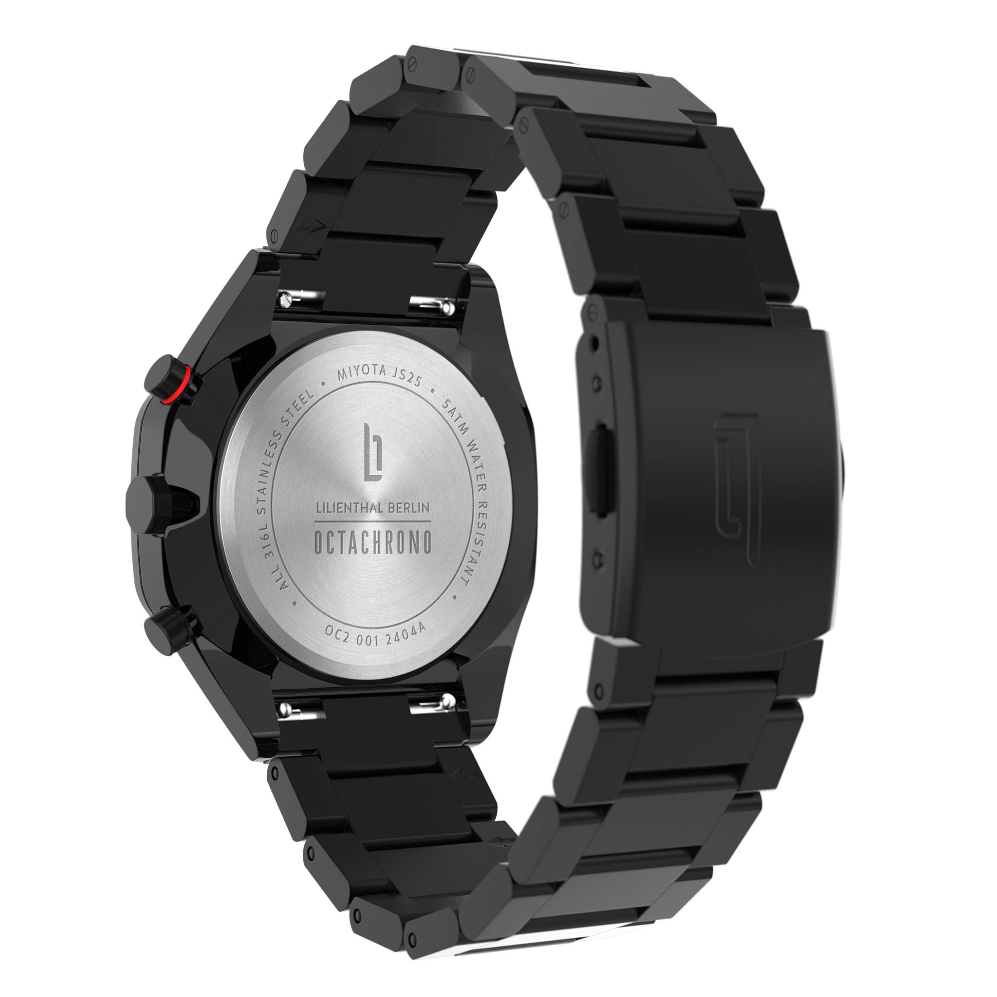 Octachrono Black Olive Stainless steel Black Matte – Lilienthal