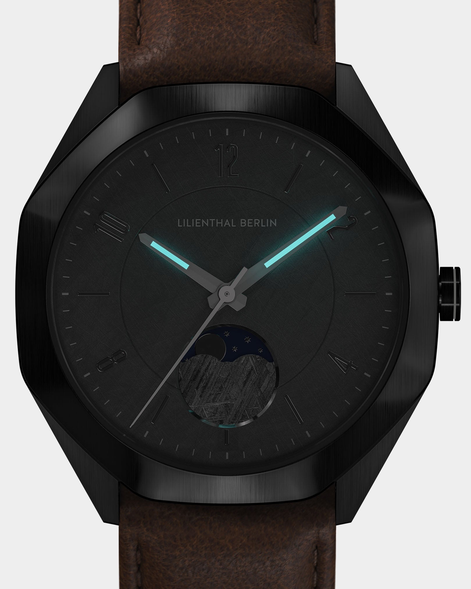 Octamoon Meteorite IV Stainless Steel Black Brushed – Lilienthal