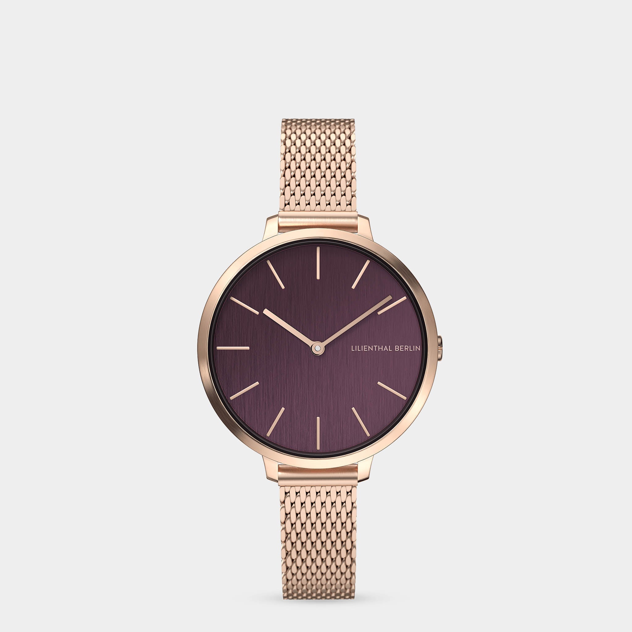 Rosalux Rosegold Burgundy Mesh Rose gold Brushed – Lilienthal