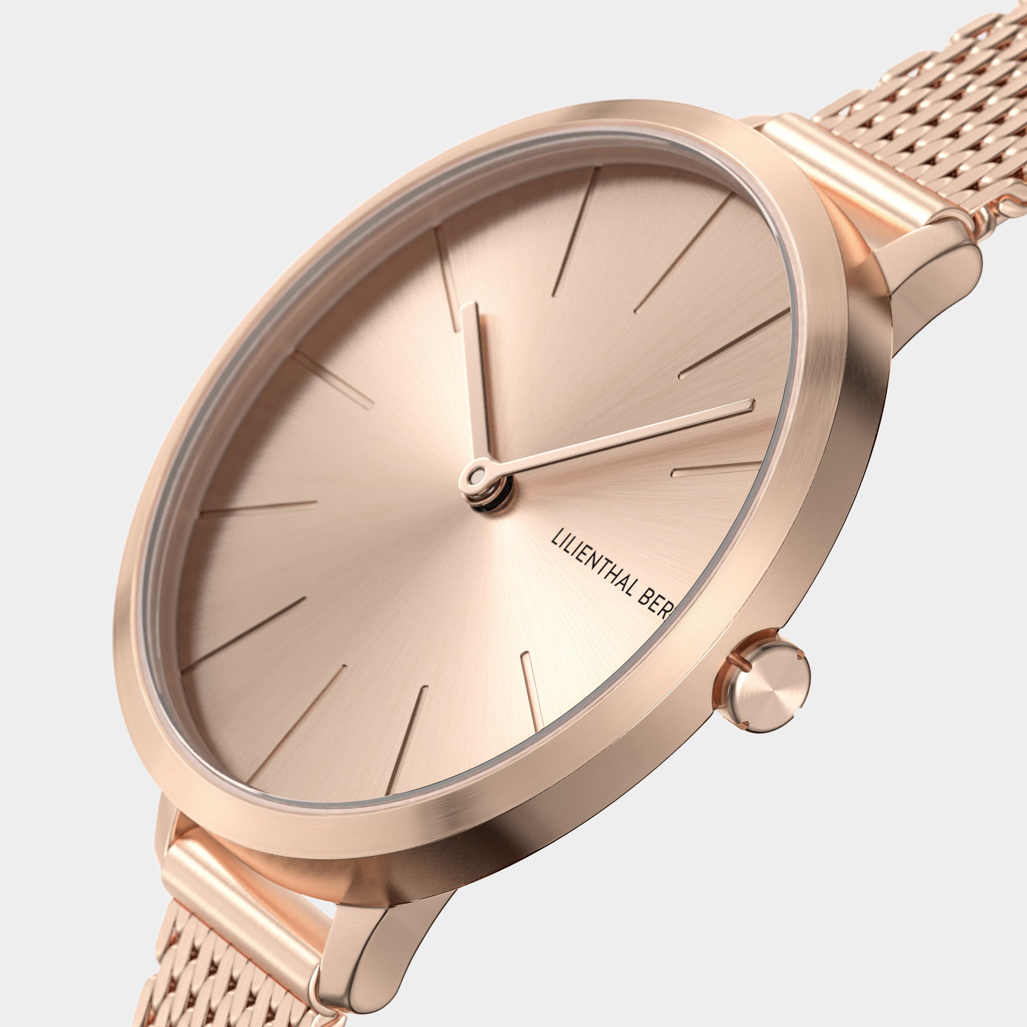 Rosalux Rose Bloom Mesh Rose gold Brushed – Lilienthal Berlin