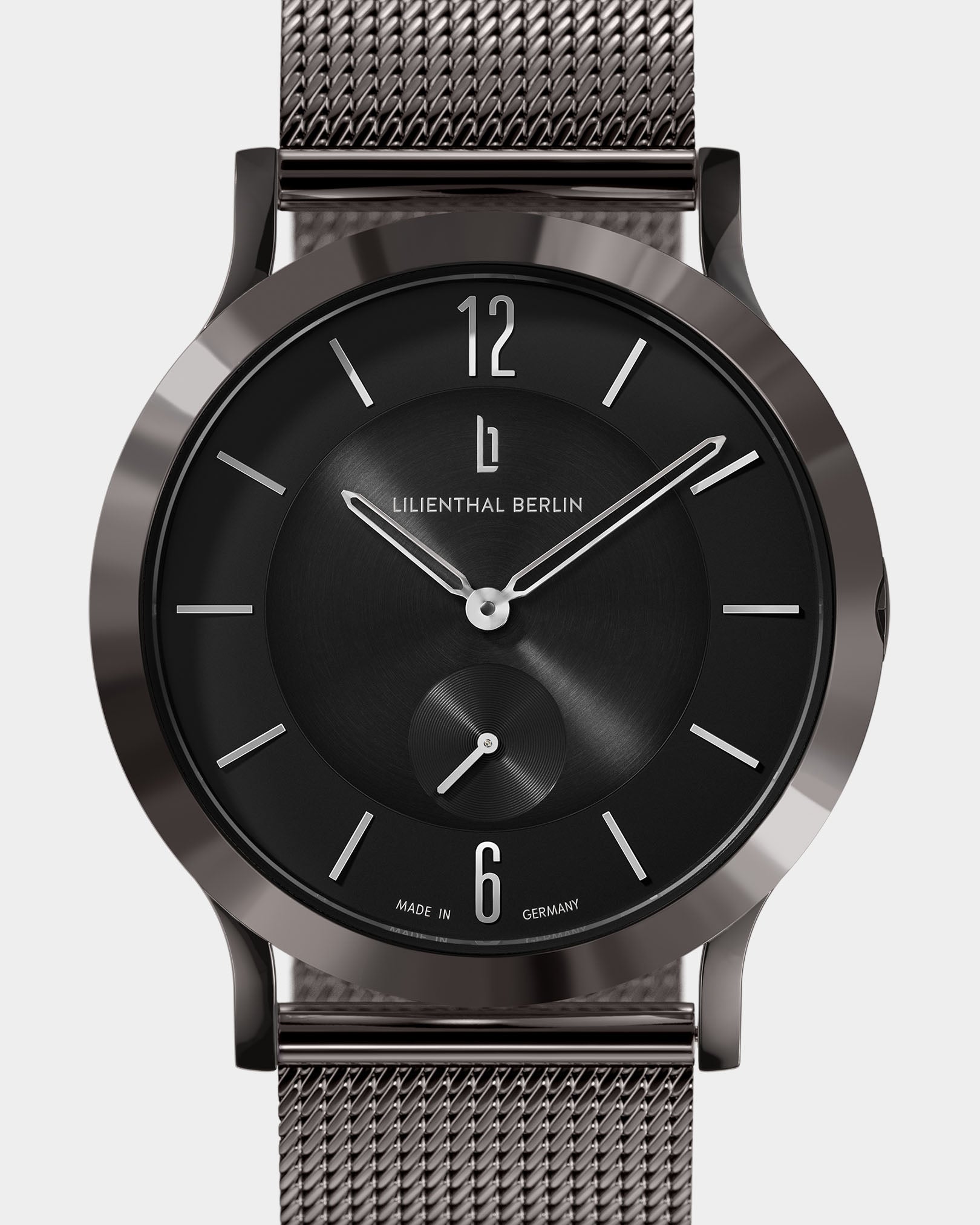 The Classic Blue Rose Gold Mesh Blue Glossy – Lilienthal Berlin