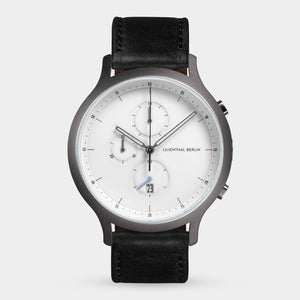 Chronograph – Dark Silver White